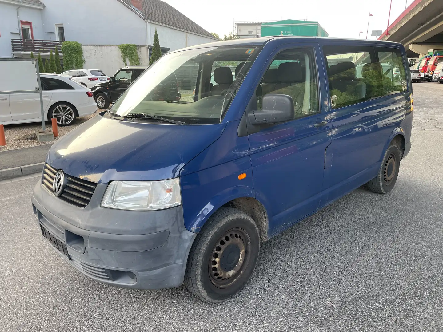 Volkswagen T5 Caravelle 1.9 TDI KLIMA*9 SITZER*AHK Blauw - 1