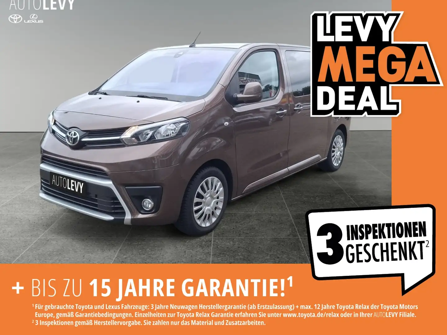 Toyota Proace Verso 2.0 Shuttle L1 *KAMERA*CARPLAY*AA* Brun - 1