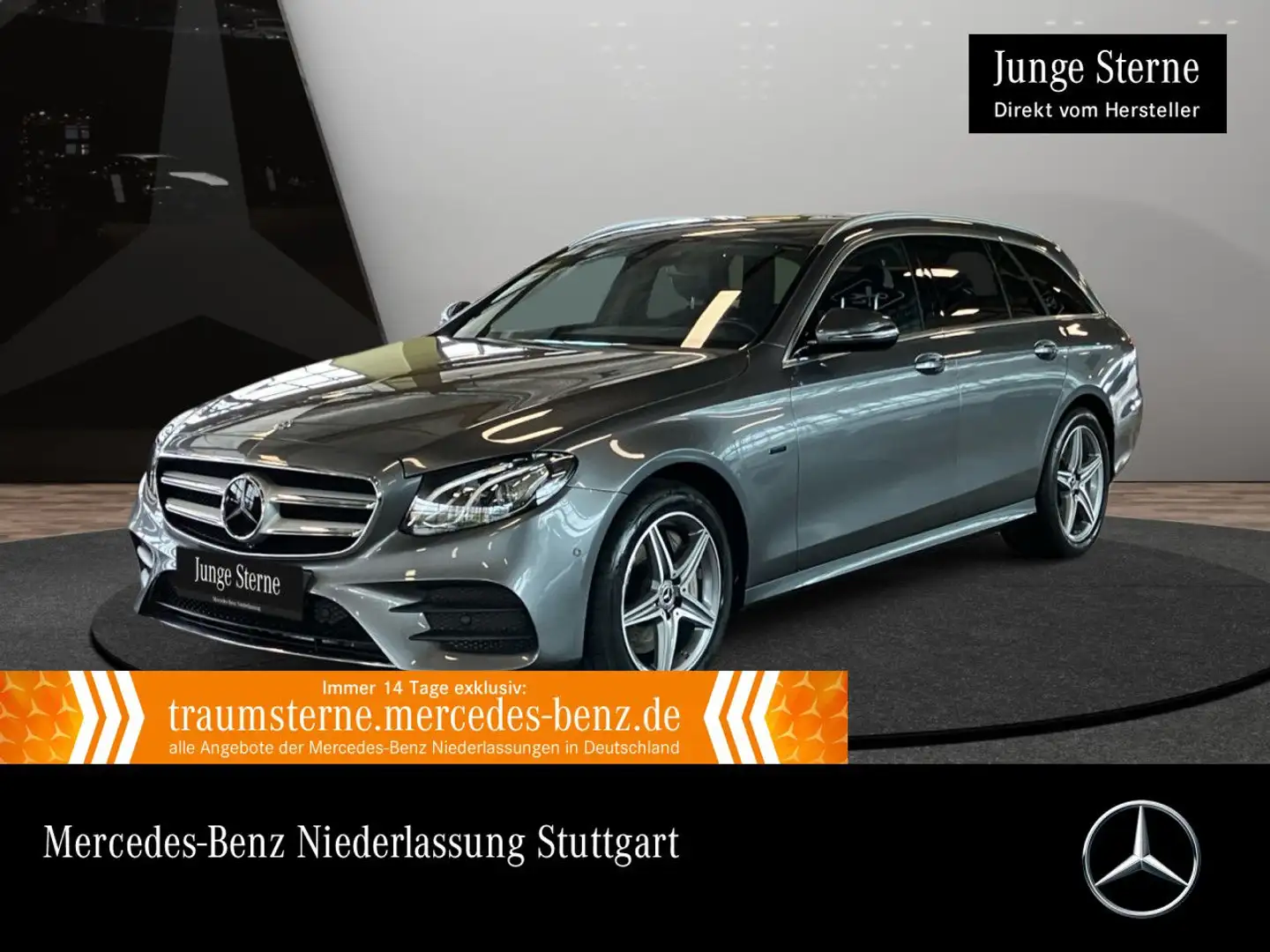 Mercedes-Benz E 300 de T AMG+LED+KAMERA+9G Grau - 1