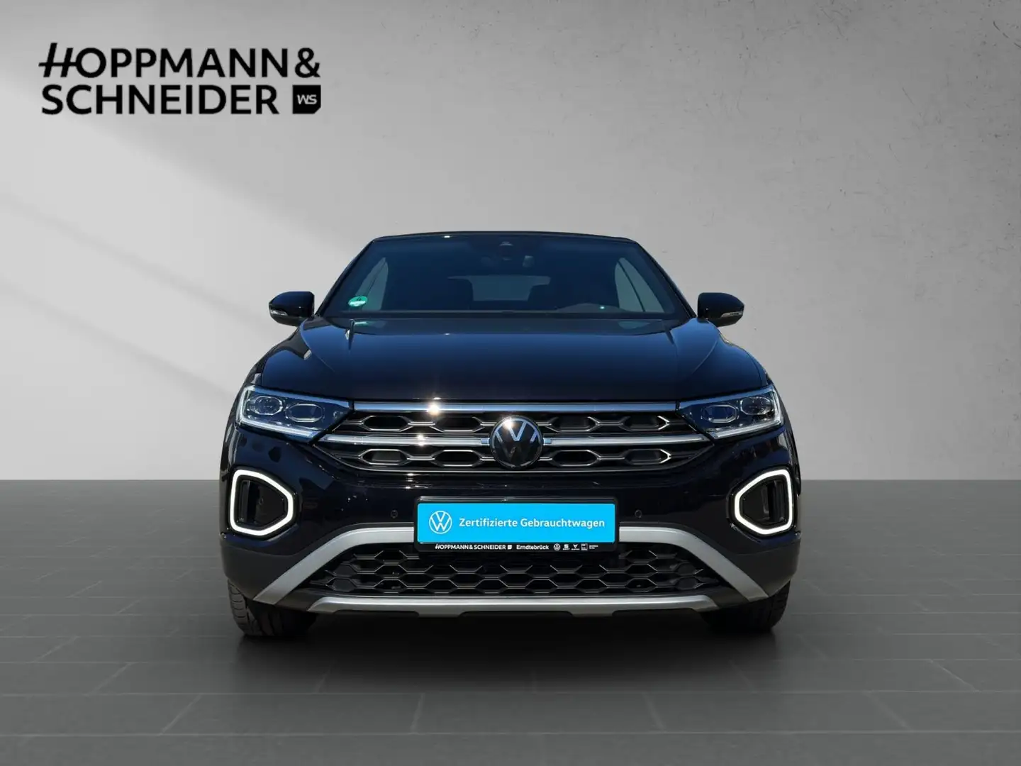 Volkswagen T-Roc 1.5 TSI Style-AHK-STDHZ-NAVI-MAT Schwarz - 2