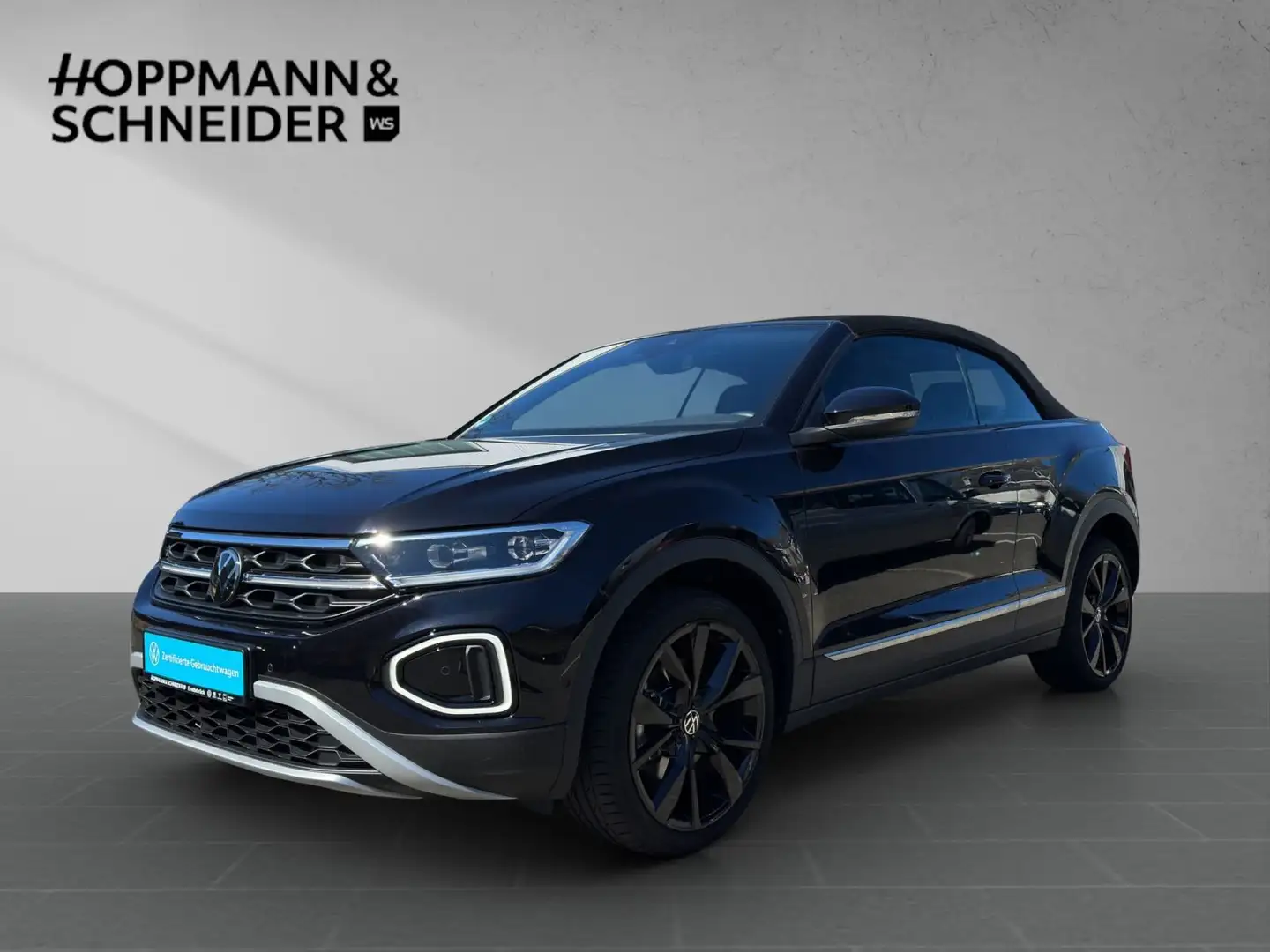 Volkswagen T-Roc 1.5 TSI Style-AHK-STDHZ-NAVI-MAT Noir - 2