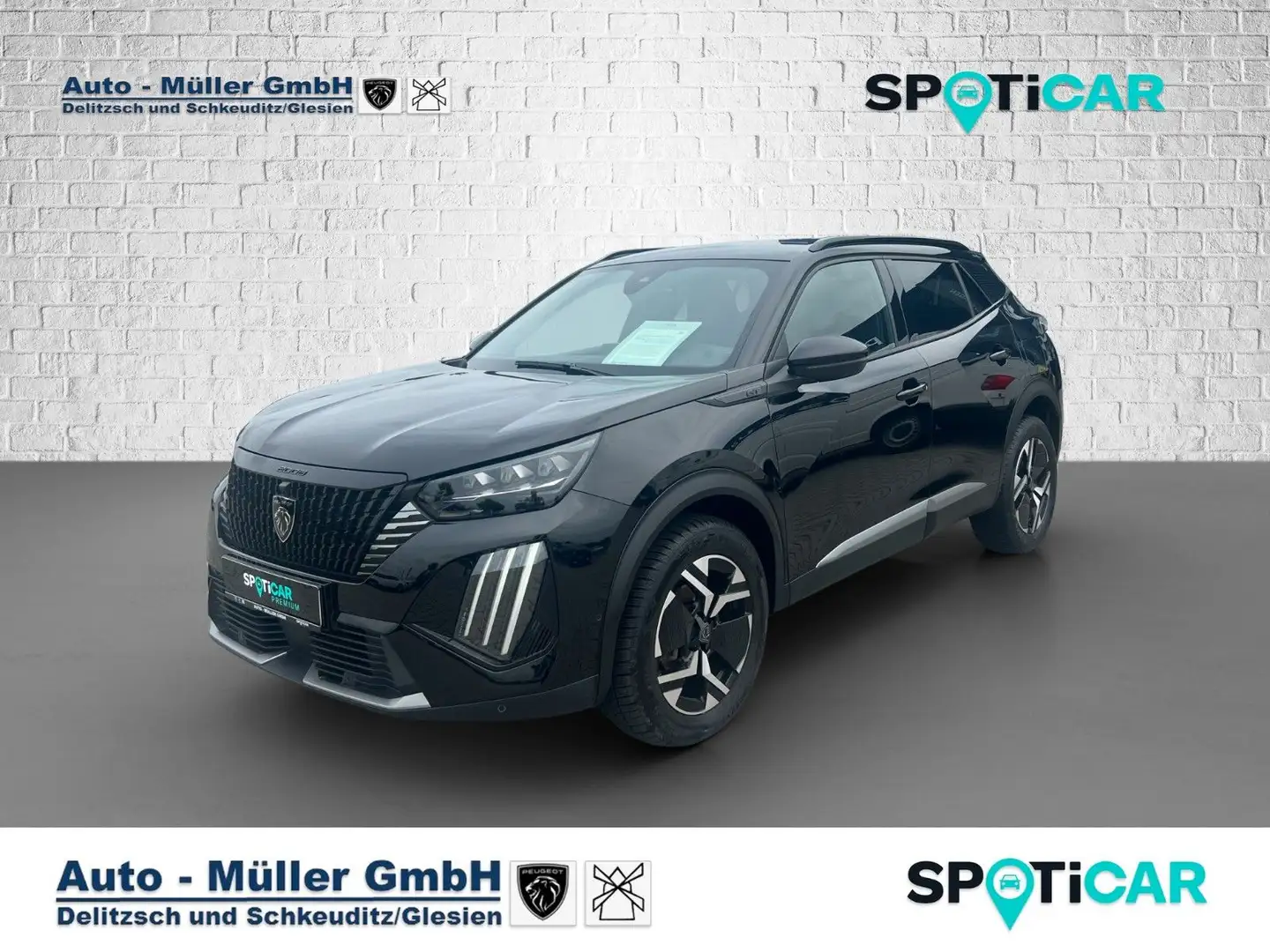 Peugeot 2008 PureTech 130 GT EAT8/Navi/Keyless Schwarz - 1
