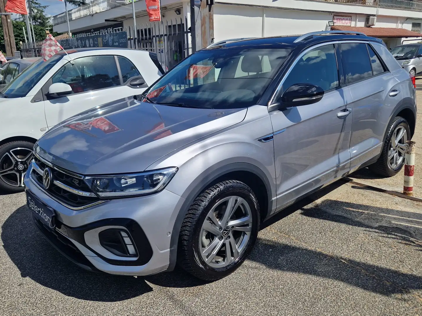 Volkswagen T-Roc 2.0 tdi SCR dsg 150CV. R LINE PLUS 6000 km Argento - 1
