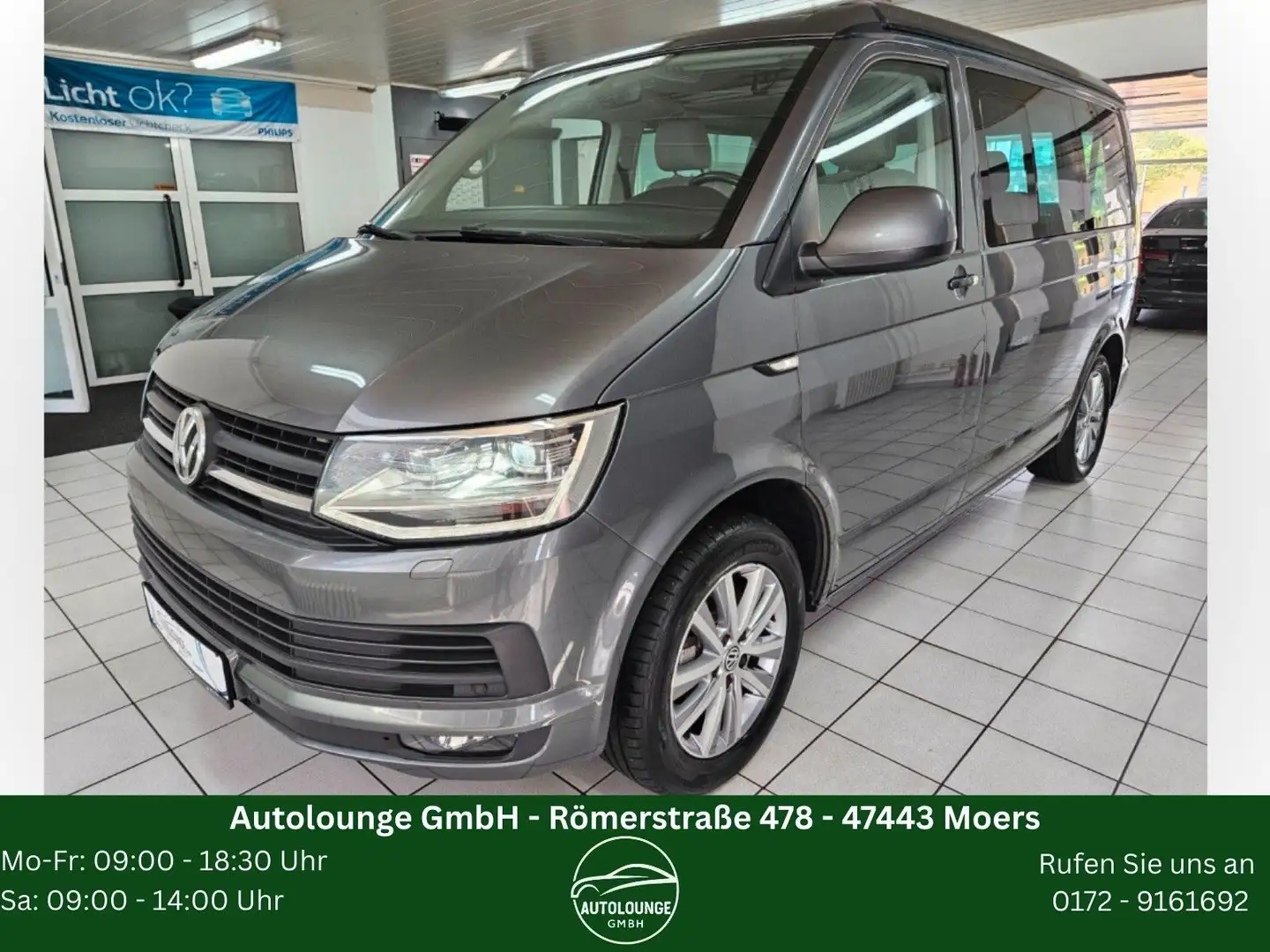 Volkswagen T6 California Beach DSG*NAVI*PDC*CAM*BETT oben* Grau - 1