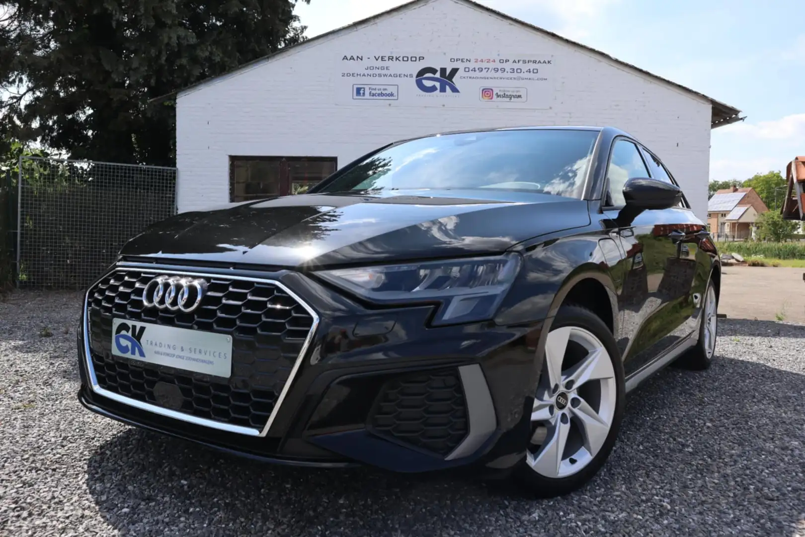 Audi A3 A3 40 TFSIe Sportback S tronic S line 204 pk Noir - 2