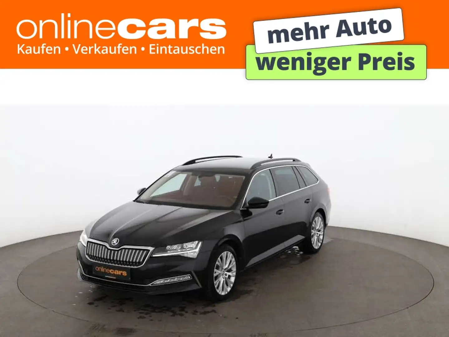 Skoda Superb Combi 1.4 TSI Ambition iV Aut LED LEDER Schwarz - 1