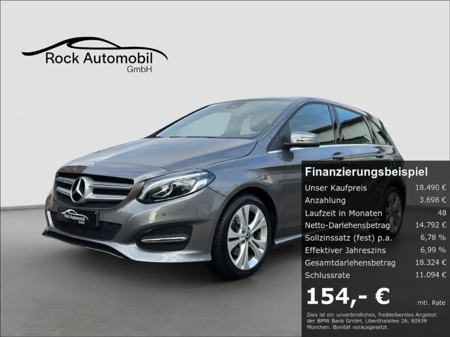 Mercedes-Benz B 200 d Edition Automatik LED *Garantie* Gri - 1