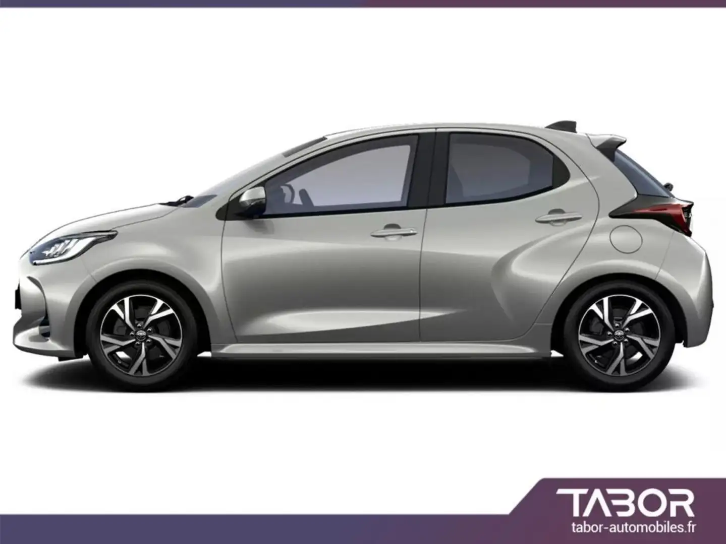 Toyota Yaris 1.5 HEV 116 ECVT ACC LED Cam PrivG Argent - 2