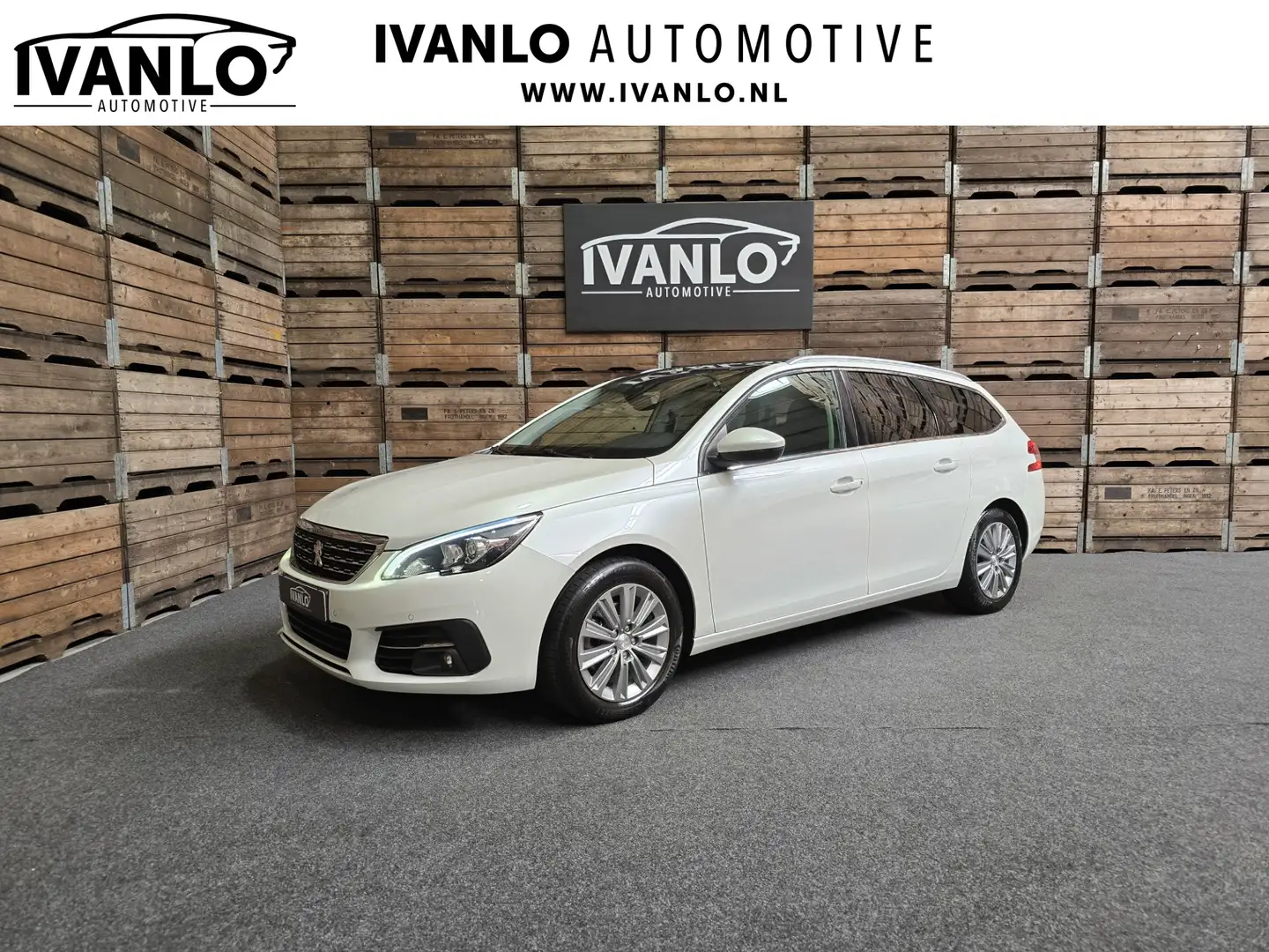 Peugeot 308 SW 1.5 BlueHDi Blue Lease Premium Pano Navi Clima Wit - 1