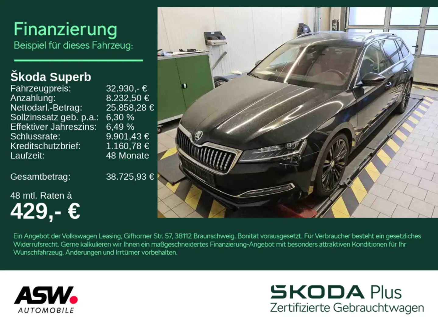 Skoda Superb Combi Premium Edition 4x4 2.0 TDI DSG AHK Schwarz - 1