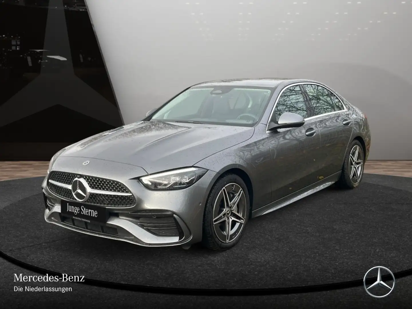 Mercedes-Benz C 180 AMG+LED+KAMERA+TOTW+KEYLESS+9G Grau - 2