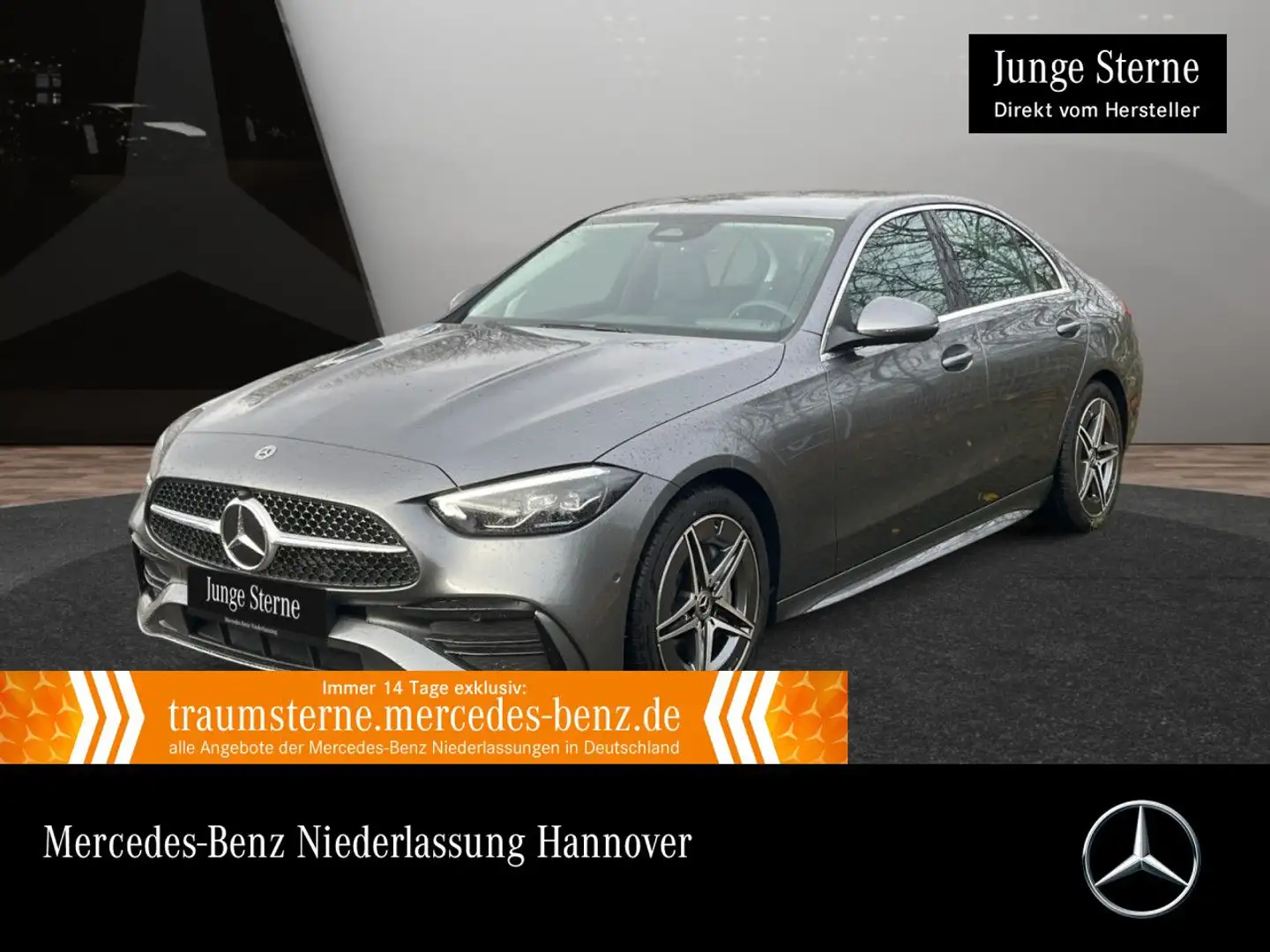 Mercedes-Benz C 180 AMG+LED+KAMERA+TOTW+KEYLESS+9G Grau - 1