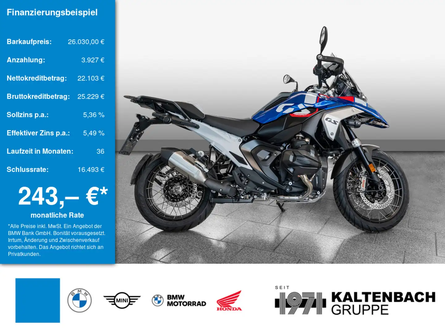 BMW R 1300 GS KOMFORT-P. TOUREN-P. SHZ Trophy Albastru - 1