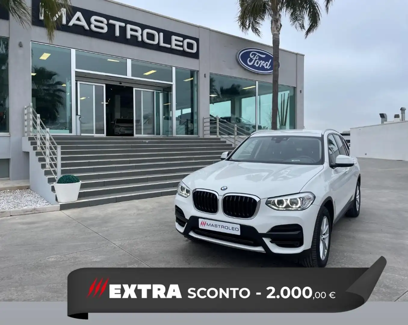 BMW X3 X3 xdrive20d Business Advantage 190cv auto my19 Blanc - 1