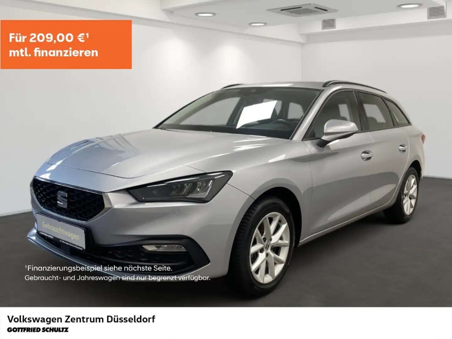 SEAT Leon Sportstourer 1.0 TSI DSG Style Navigation Silber - 1