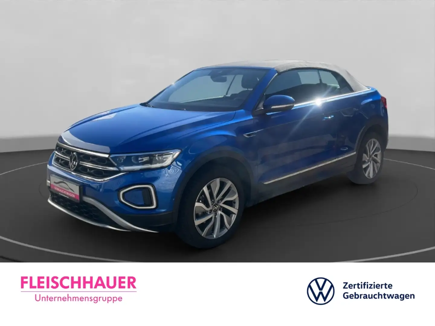 Volkswagen T-Roc Cabriolet 1.5 TSI Move Navi Keyless Kamera Blau - 1