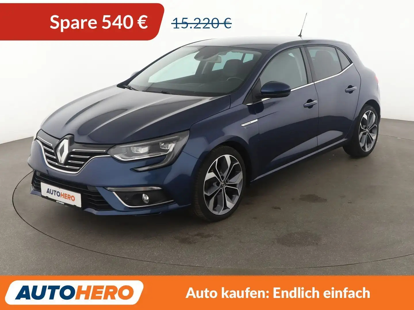 Renault Megane 1.2 TCe Symphony Aut.*NAV*HEAD-UP*LED*ACC*PDC*SHZ Blau - 1
