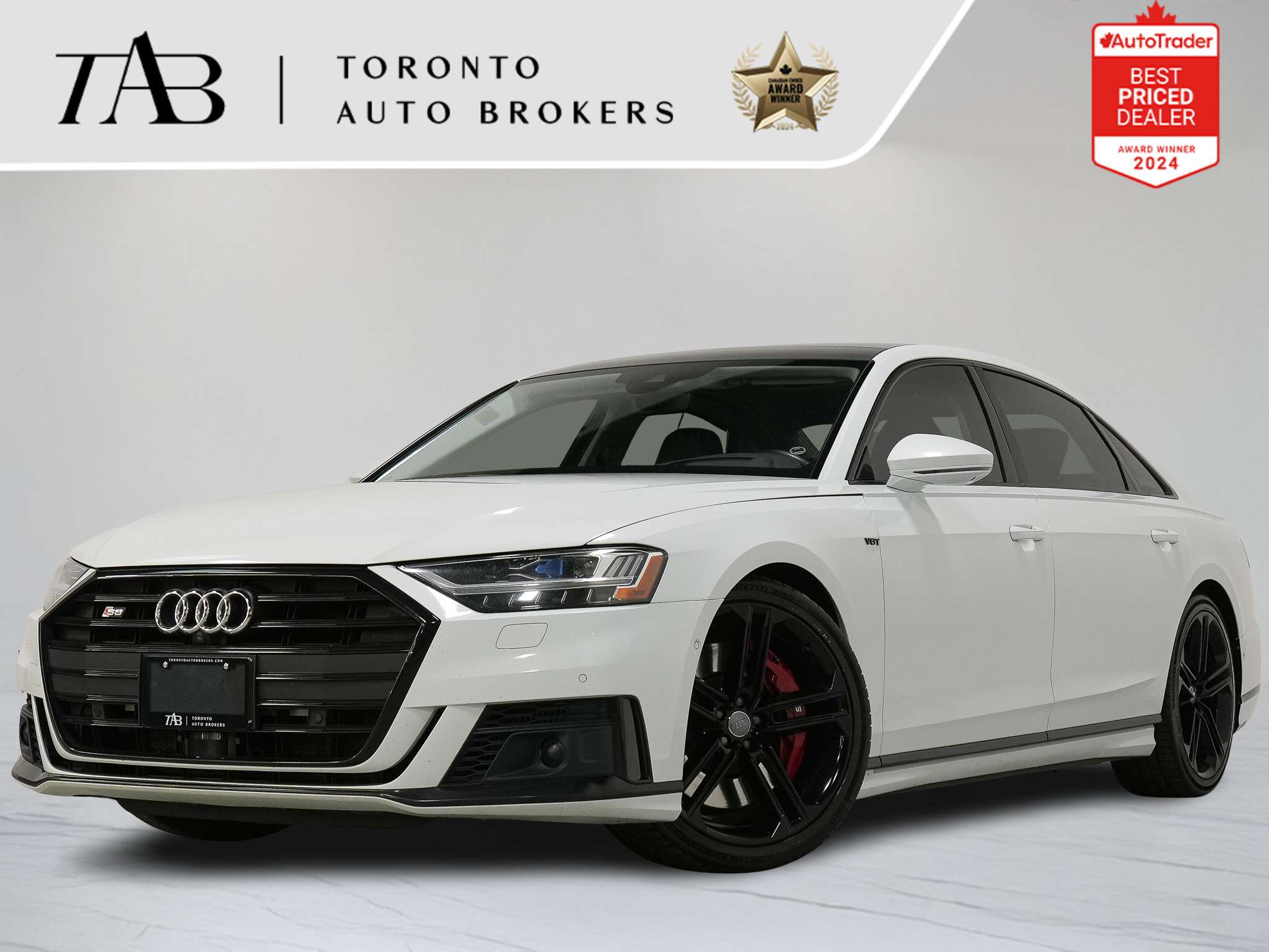White 2020 Audi S8 Sedan All-Wheel Drive Automatic
