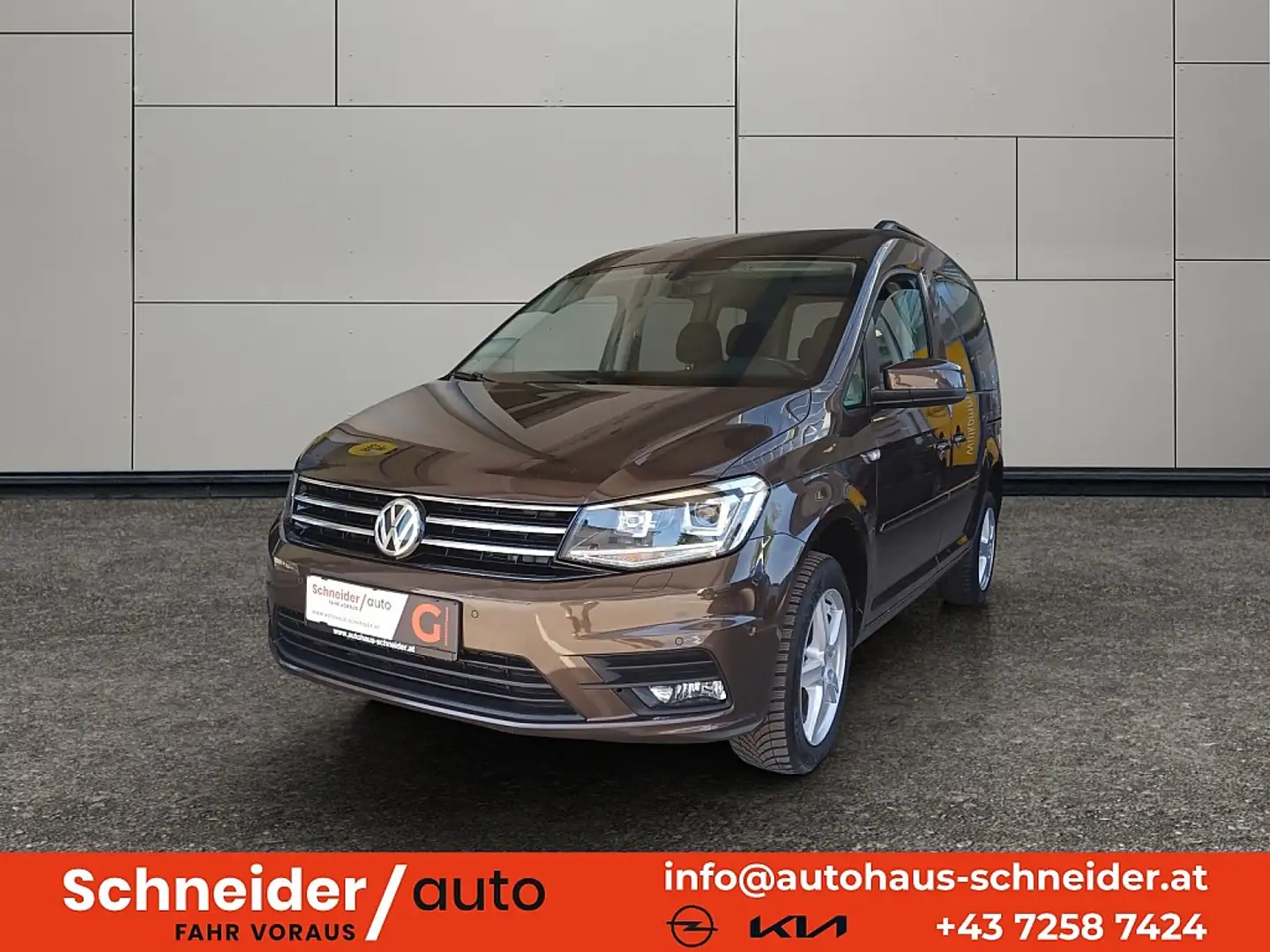 Volkswagen Caddy Kombi Comfortline 2,0 TDI 4MOTION Braun - 1