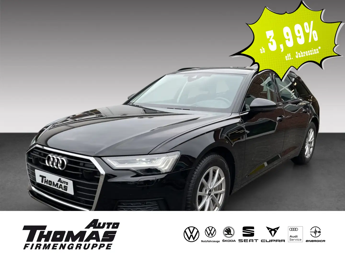 Audi A6 3.0 45 TDI S-tronic Navi Klima Shz Schwarz - 1