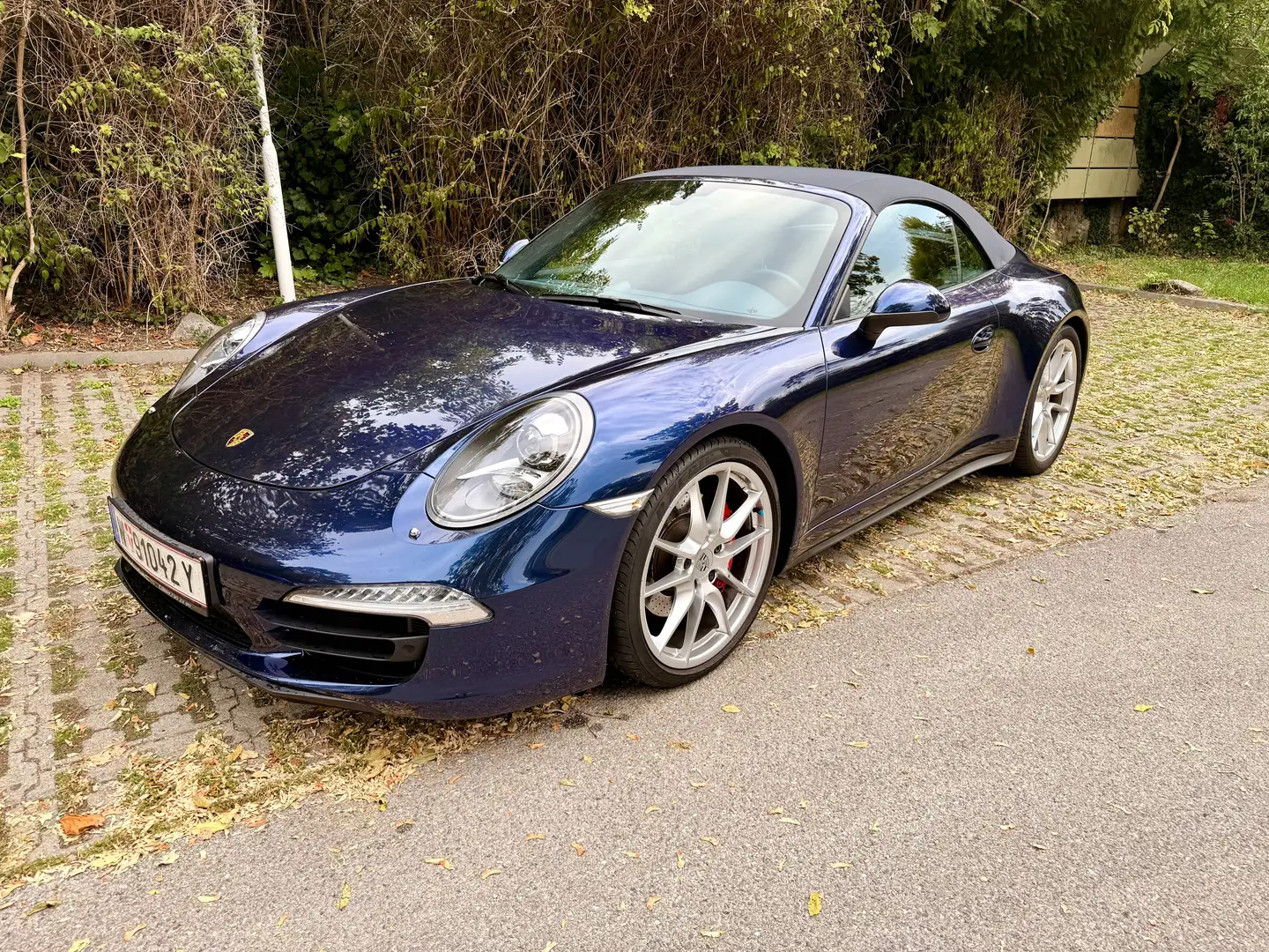 Porsche 991 911 Carrera 4S Cabrio DSG S Blau - 2