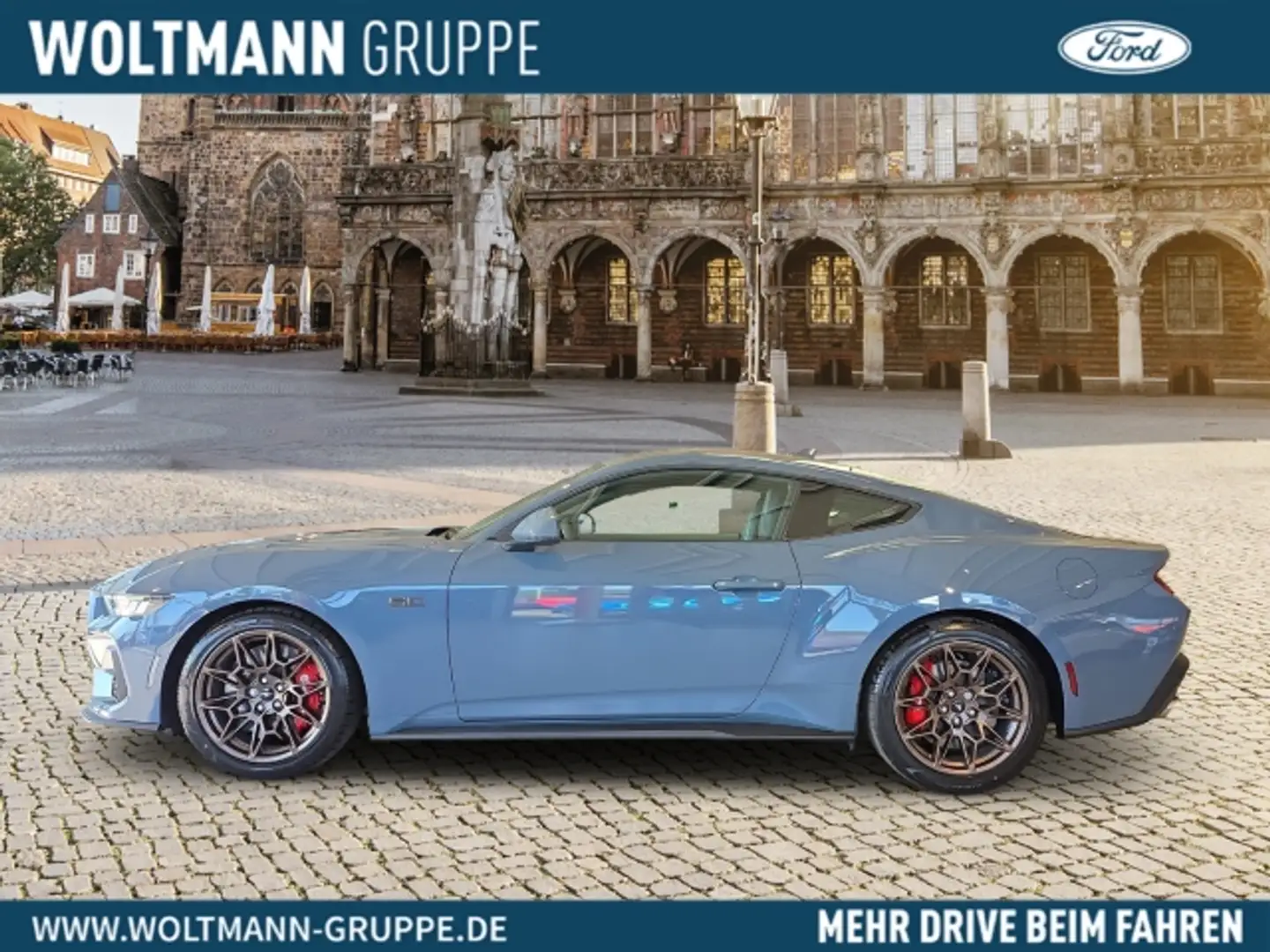 Ford Mustang Fastback 5.0 V8 Bronze Styling-Paket Soundsystem B Blau - 2