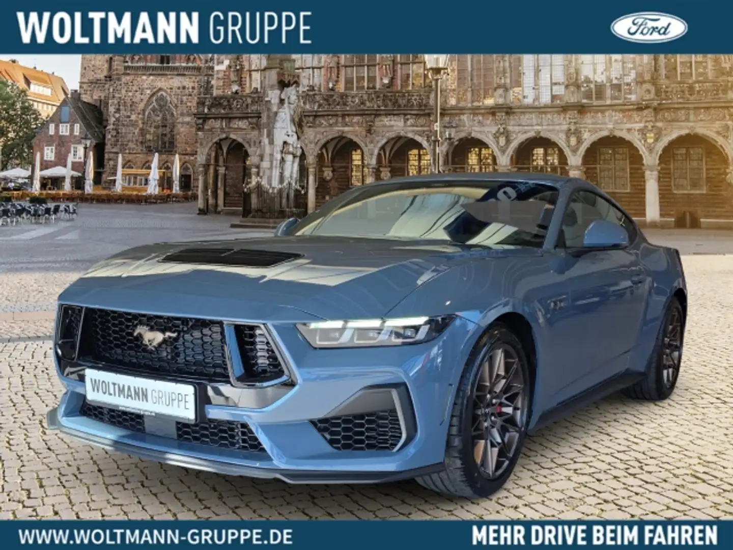 Ford Mustang Fastback 5.0 V8 Bronze Styling-Paket Soundsystem B Blau - 1