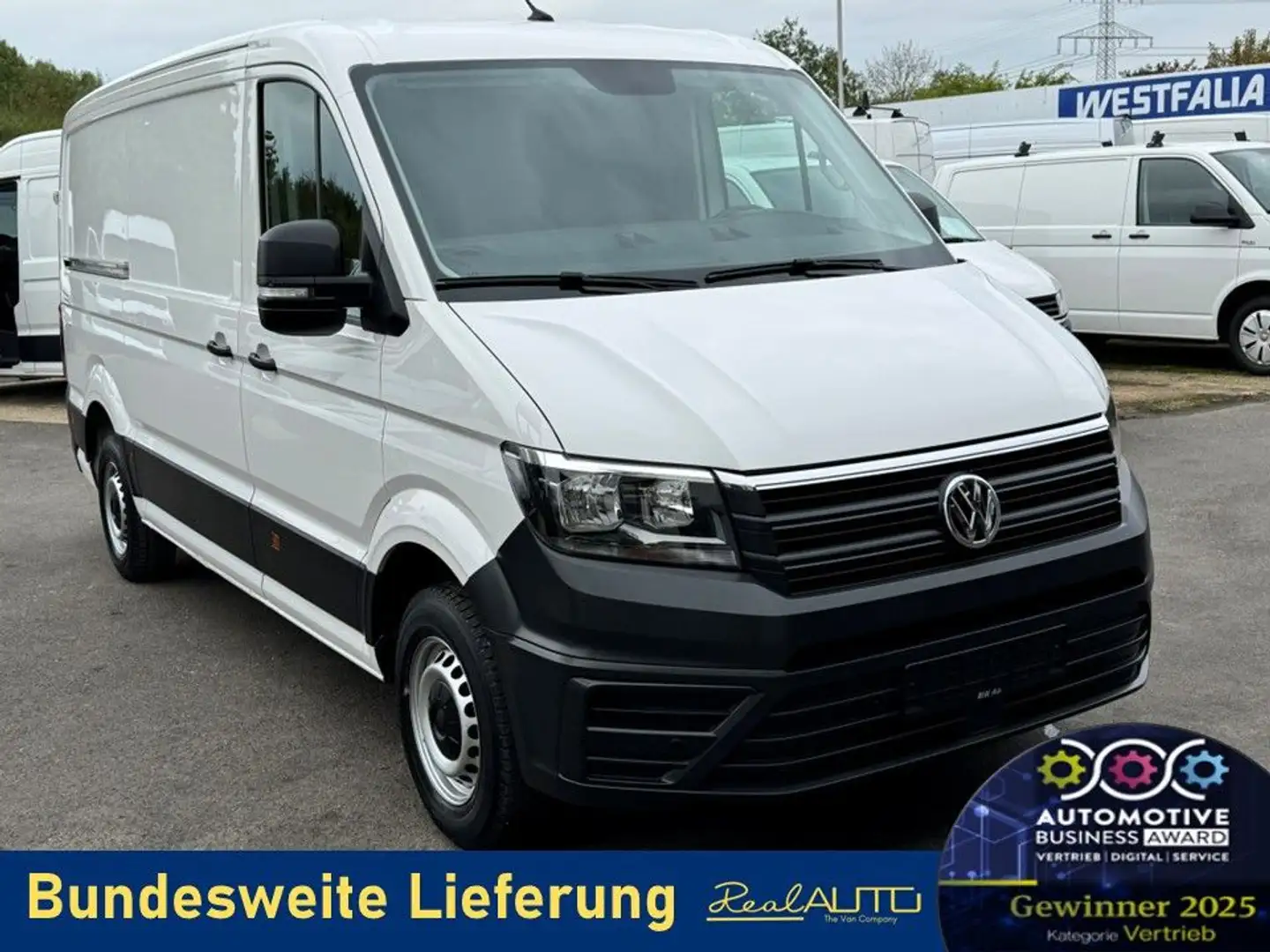 Volkswagen Crafter Kasten MR L2H1 Klima*PDC vo. u.hi Blanc - 1