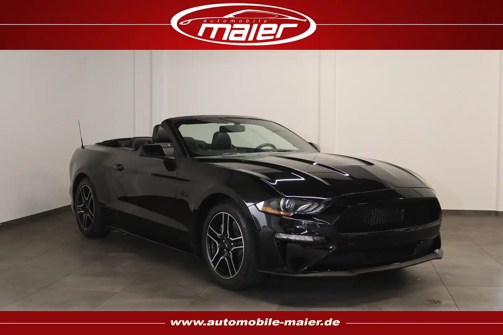 Ford Mustang 5.0 Cabrio Aut.-Navi-Kamera-LED-KESSY- Schwarz - 2