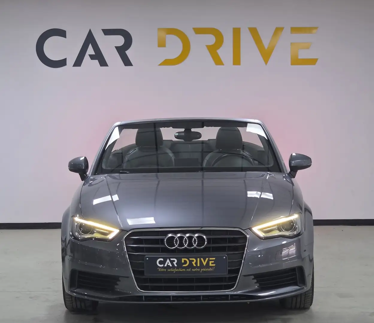 Audi A3 CABRIO 2.0 D CUIR/CAPTEUR/CRUISE/SIEGE CHAUFFANT Argent - 2