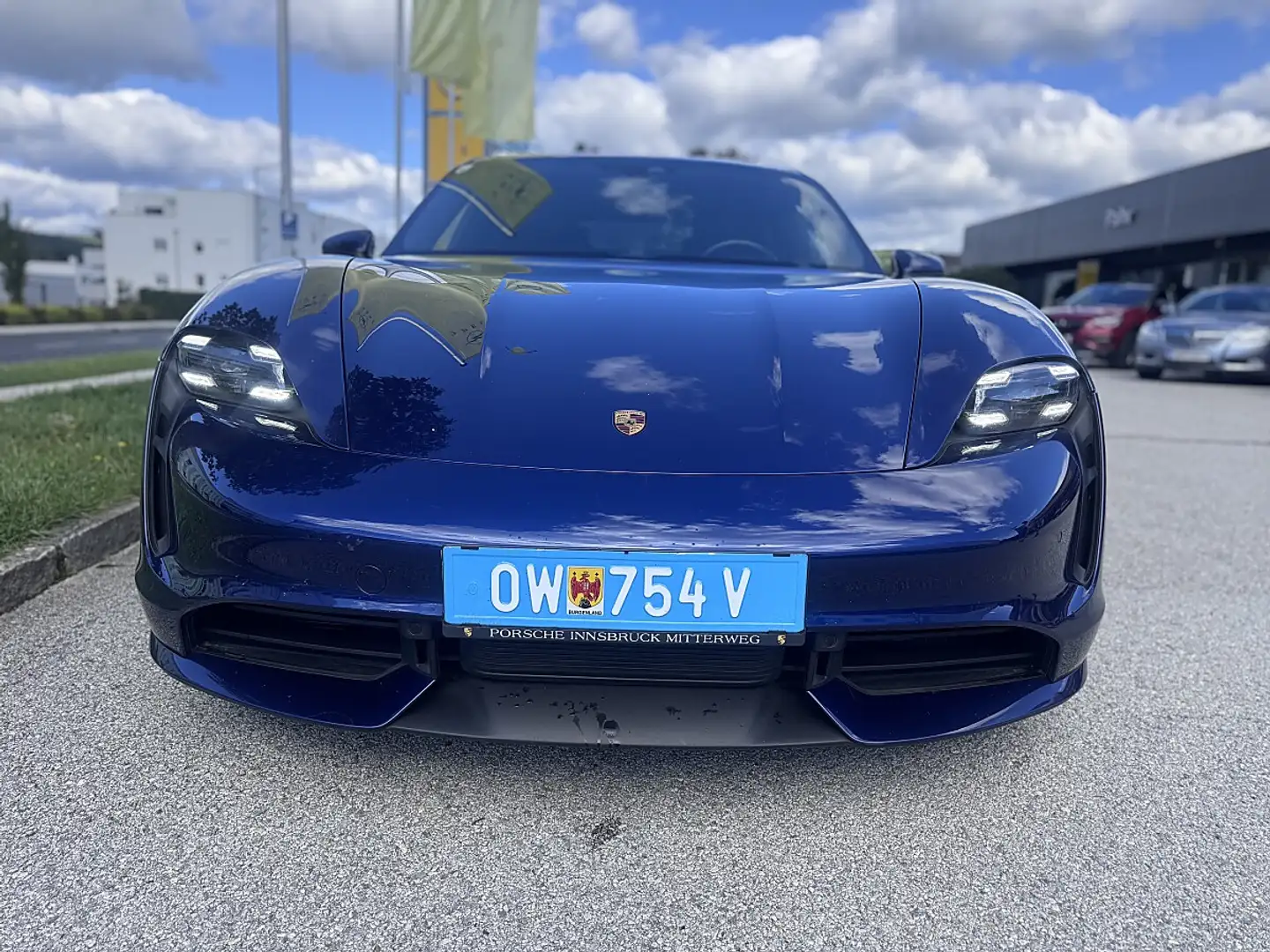 Porsche Taycan Turbo 83,7kWh** Approved neu/Pickerl neu/ Rechn... Blau - 2