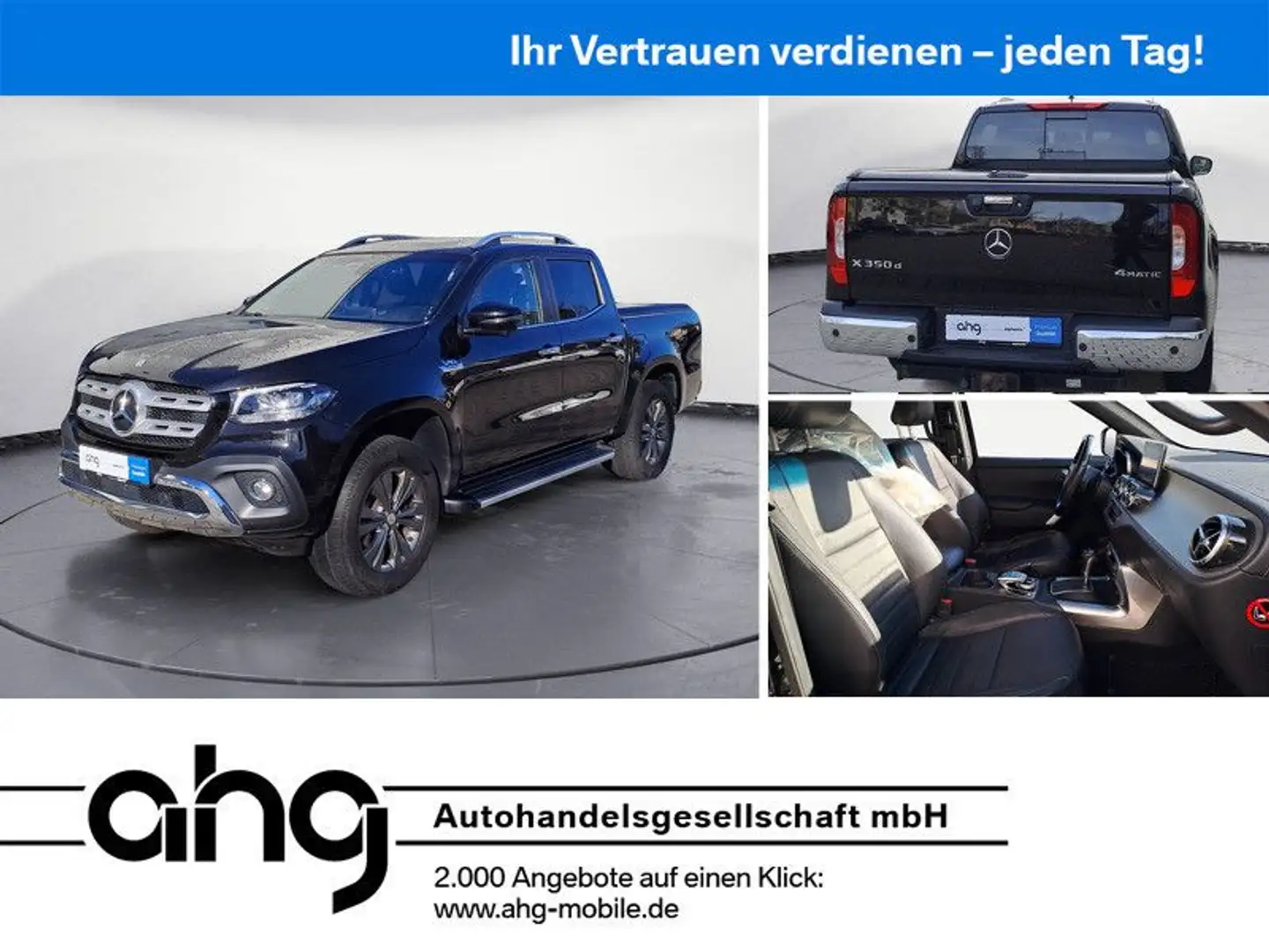 Mercedes-Benz X 350 d 4MATIC AHK Noir - 1