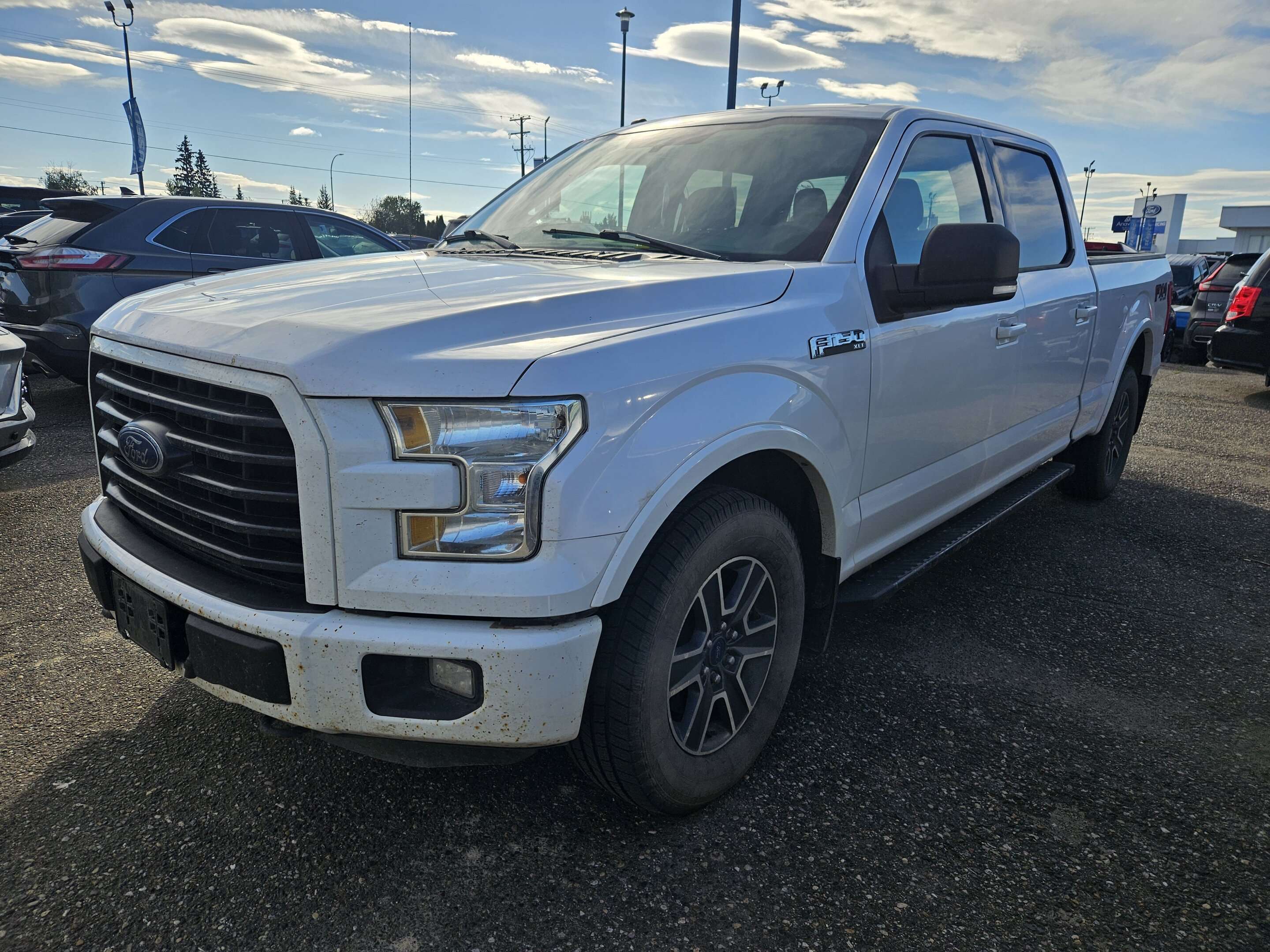 White 2016 Ford F-150 Pickup Truck Four-Wheel Drive 6-Speed Automatic