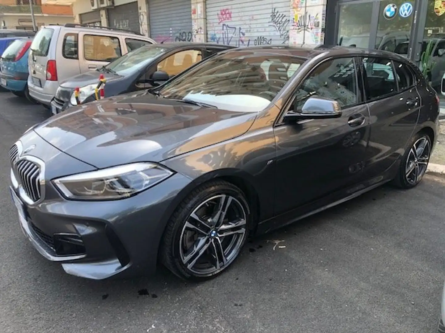 BMW 120 Msport AUT VIRTUAL GARANZIA 12M LED CERCHI 18 Gris - 2