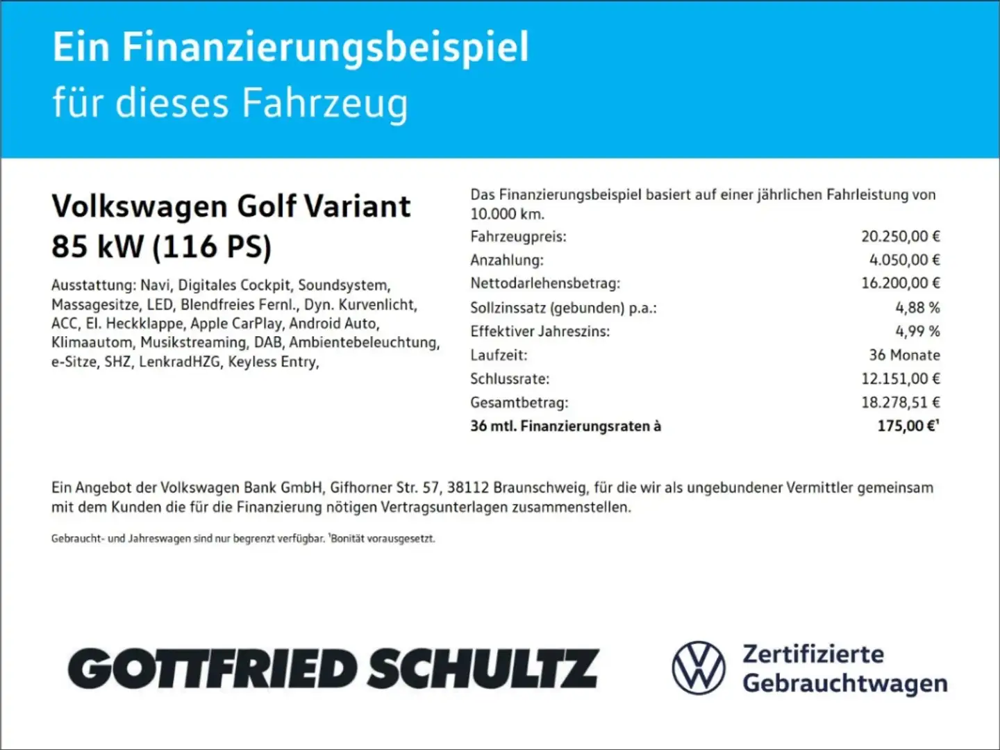 Volkswagen Golf Variant VIII LIFE TDI DSG APP ACC EPH NAVI SITZHZG Grau - 2