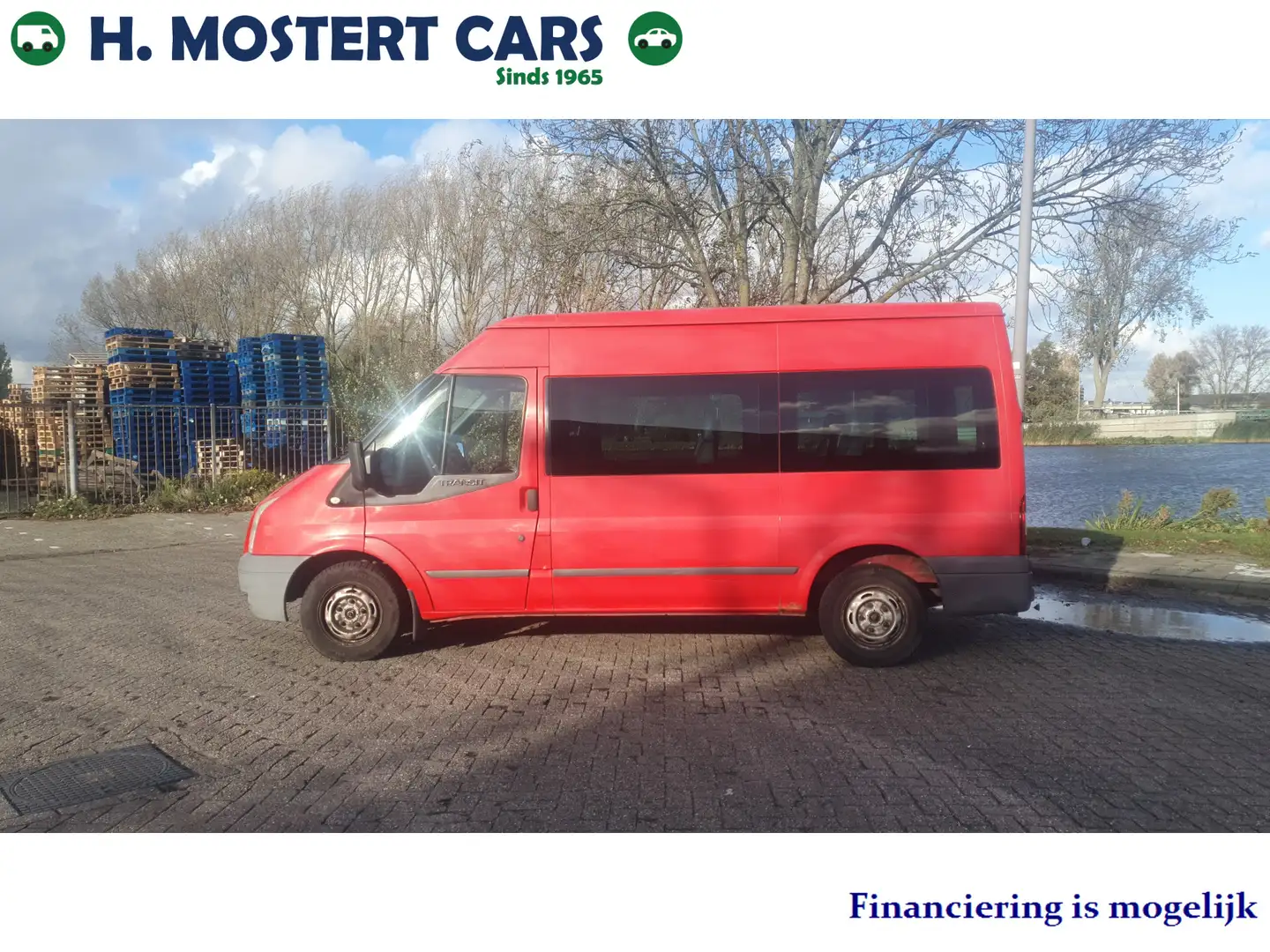 Ford Transit Kombi 280M 2.2 TDCI HD PERSONEN BUS 9 Persoons * N Rood - 1
