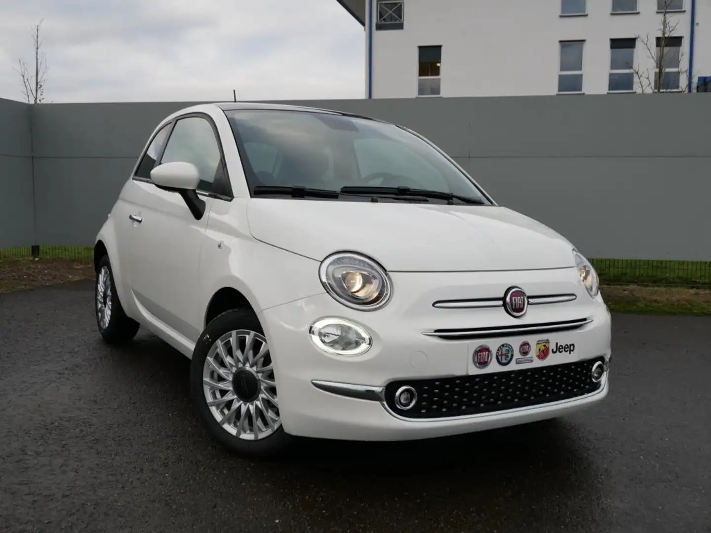 Fiat 500 1.0 HYBRID DOLCEVITA NAVI PDC GLASDACH ALU Wit - 2