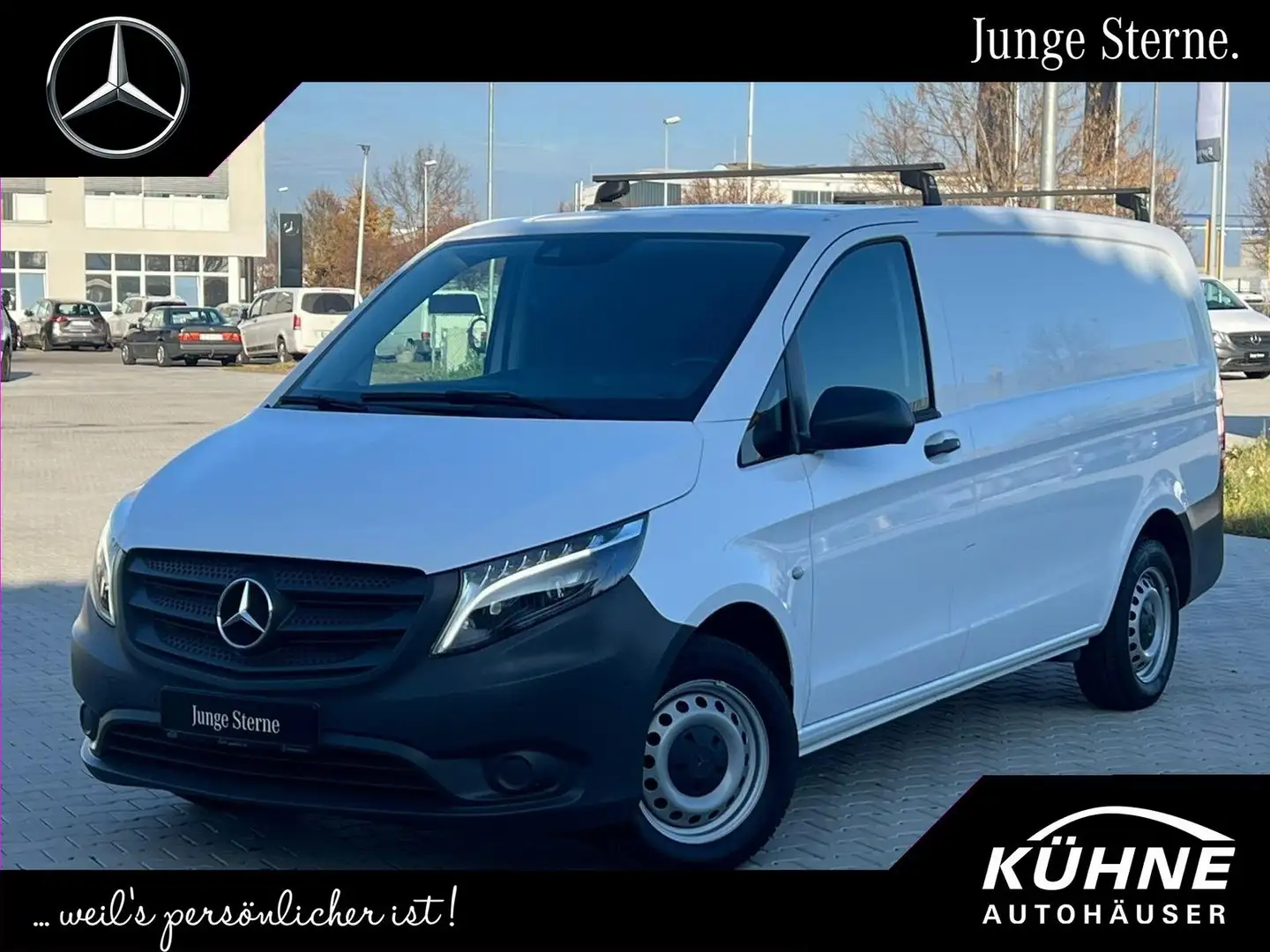 Mercedes-Benz Vito Kasten 116 CDI lang AHK 2500kg SHZ NAVI LED Weiß - 1