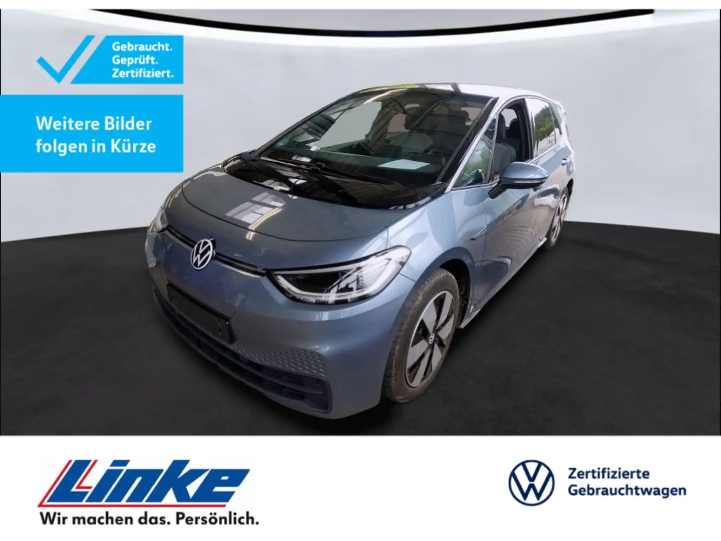 Volkswagen ID.3 Pro Business 62kWh Wärmepumpe/Matrix/Kamera/ACC/Na Blau - 1