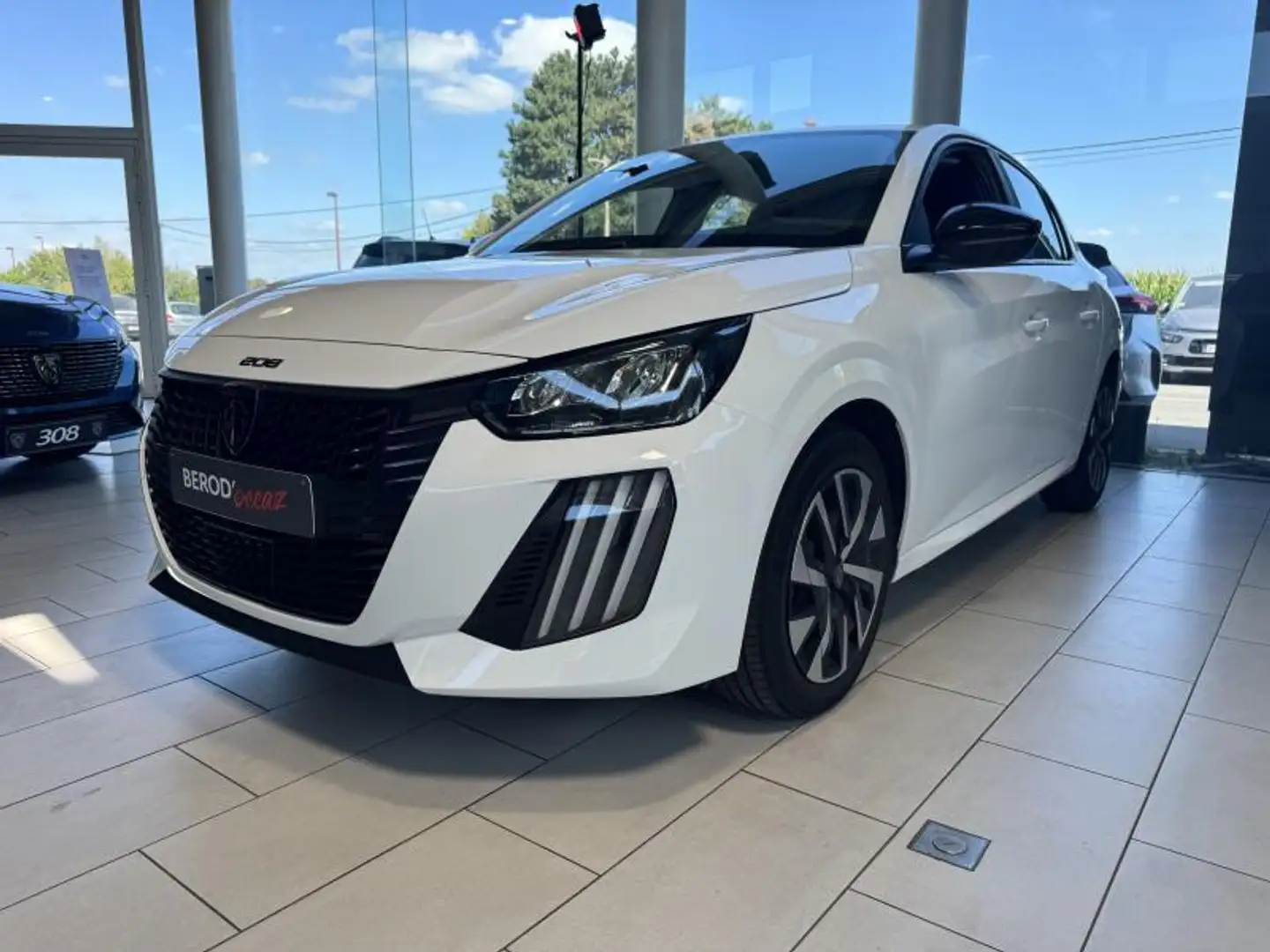 Peugeot 208 style Blanc - 1