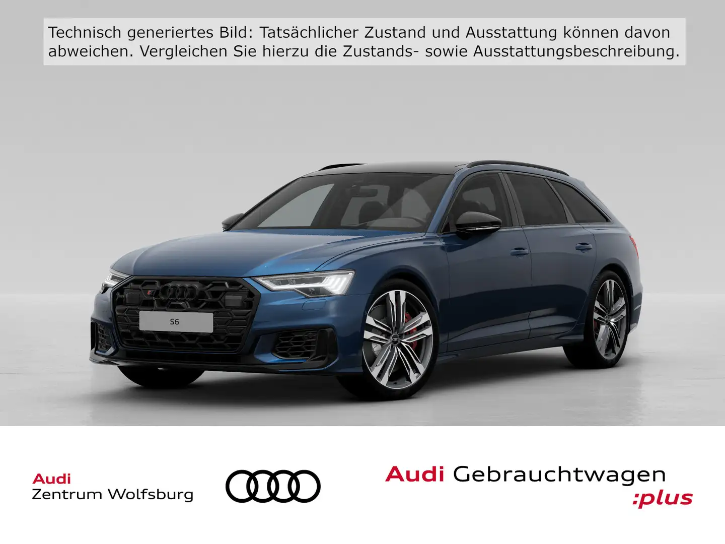 Audi S6 3.0 TDI quattro tiptronic HeadUp/Luft/M Blauw - 1