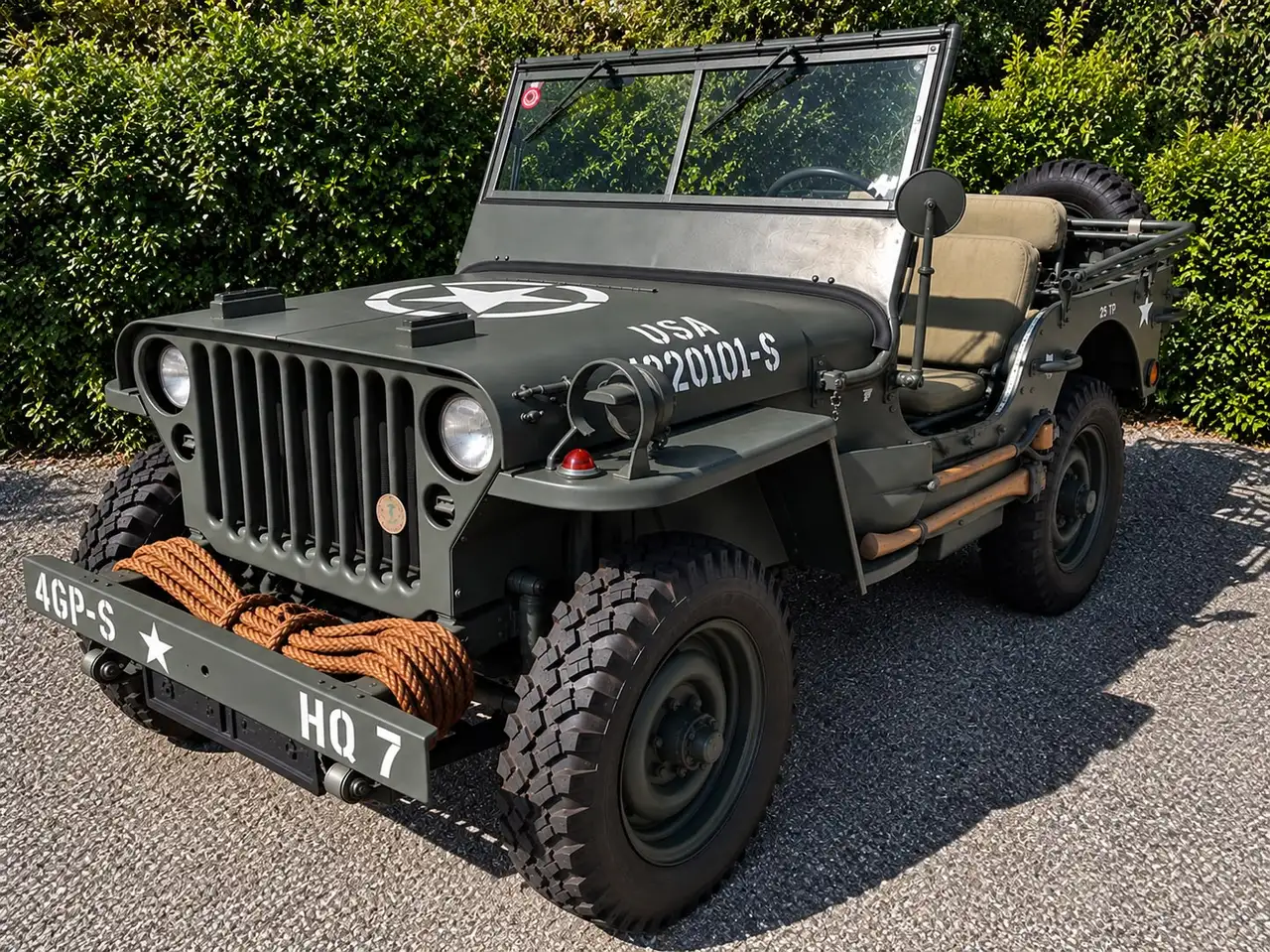 Jeep Willys MB Jahrgang 1942 Produktion Allrad, foto 4