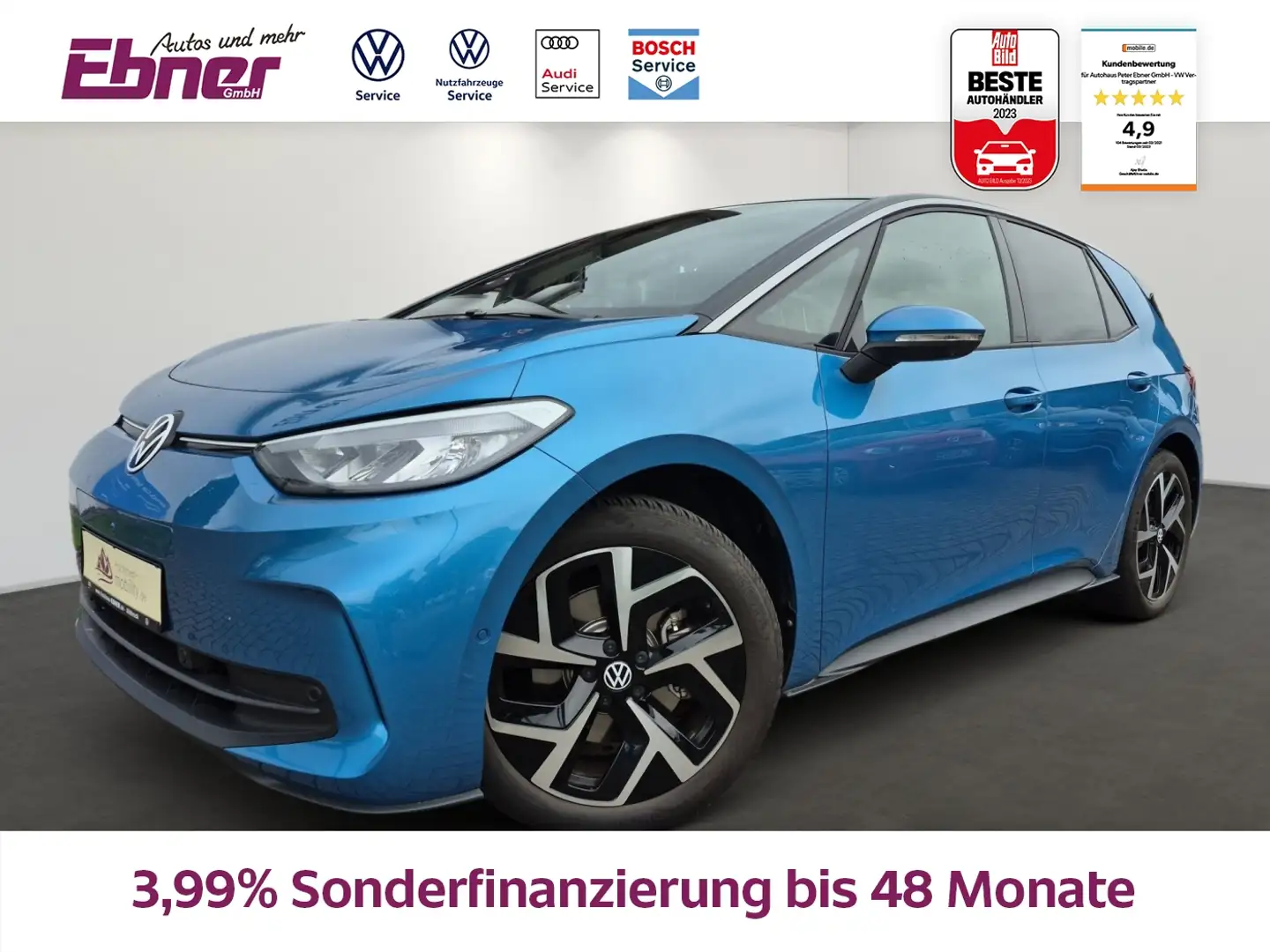 Volkswagen ID.3 .3 PRO MOVE HEAD-UP+MEMORY+KEYLESS+ACC+NAVI+APP+LE Schwarz - 1