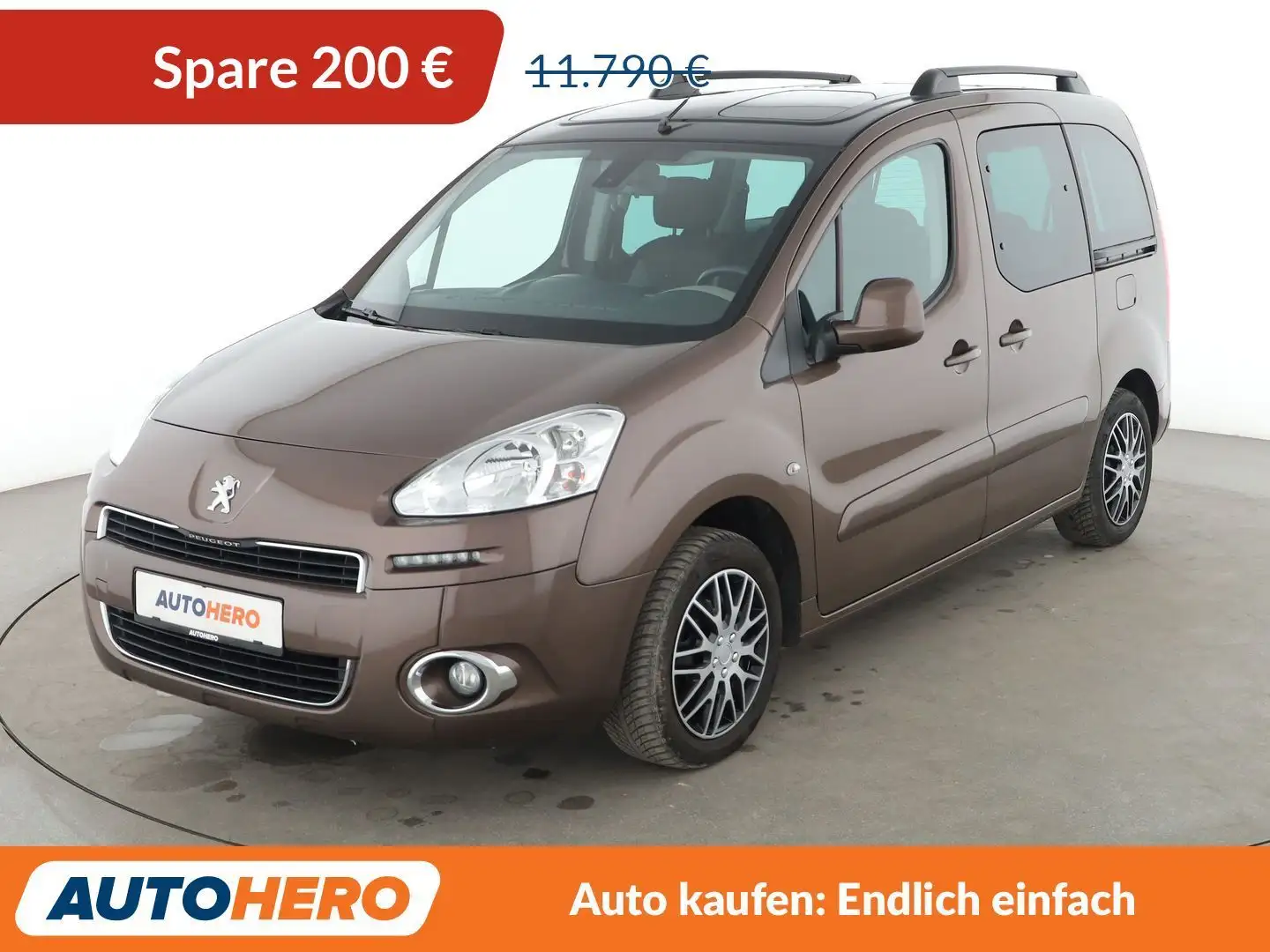 Peugeot Partner 1.6 Allure*TEMPO*PDC*PANO*KLIMA* Braun - 1