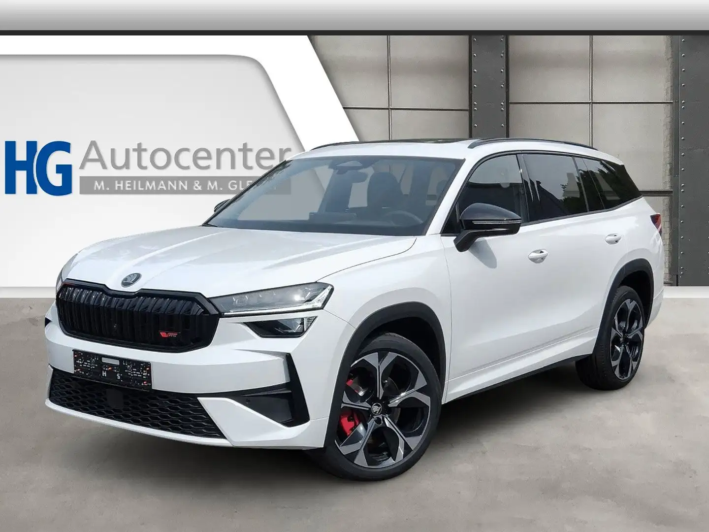 Skoda Kodiaq 2.0TSI RS Pano AHK 7 S.Headup  DCC Canton Weiß - 1