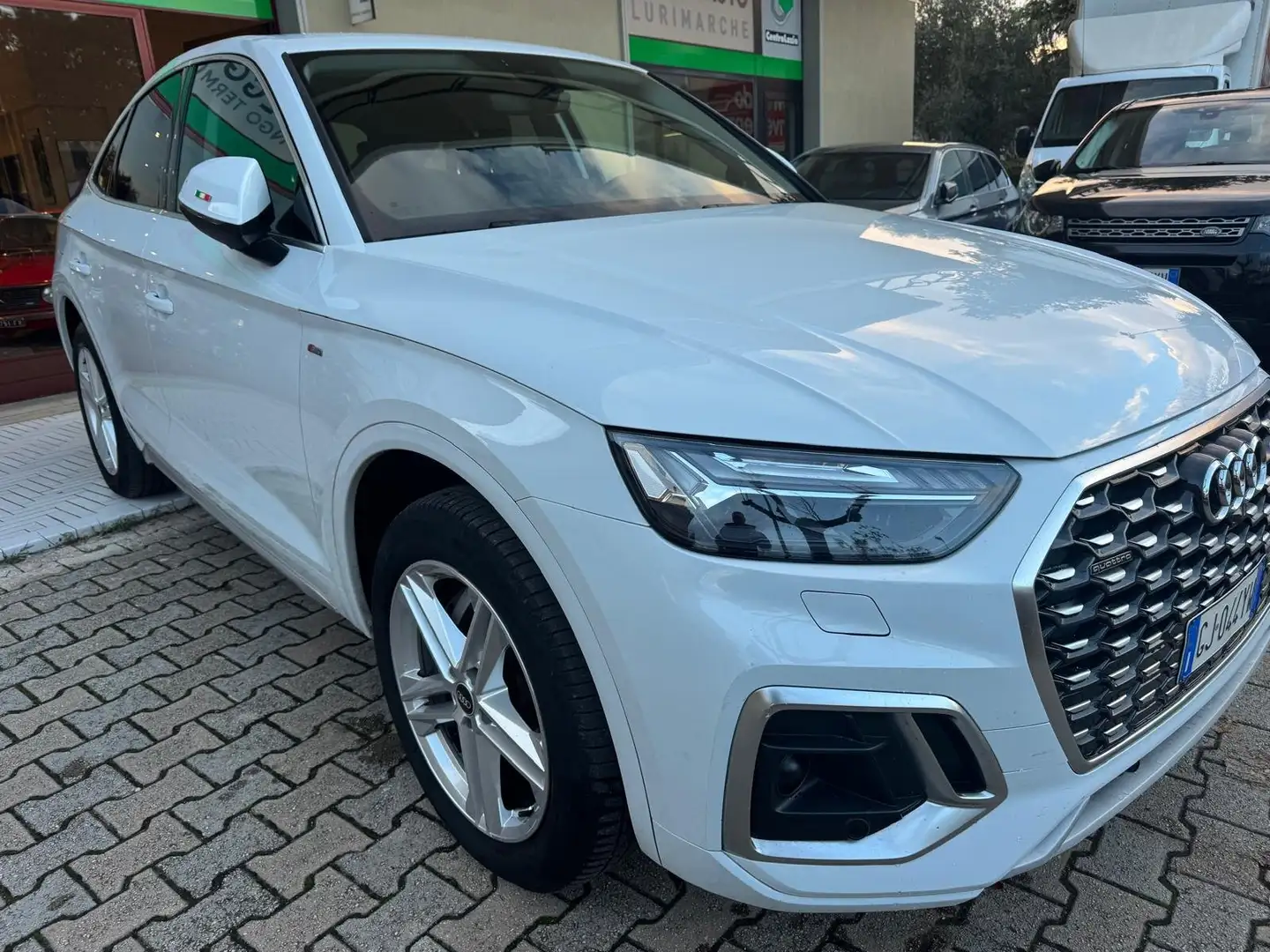 Audi Q5 Q5 Sportback 40 2.0 tdi mhev S line quattro s-tron Bianco - 1