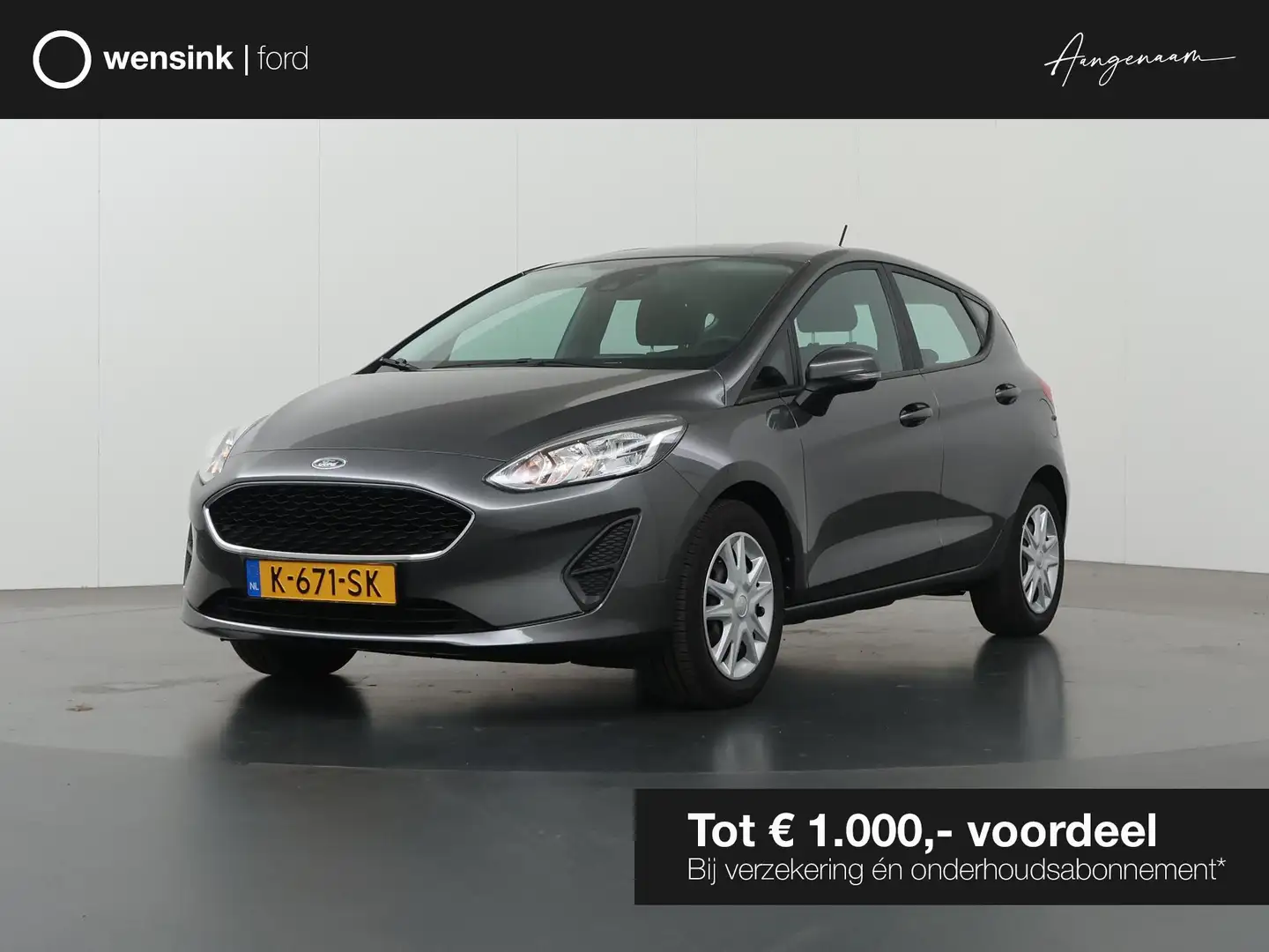 Ford Fiesta 1.0 EcoBoost Connected | Navigatie | Airco | Cruis Grijs - 1