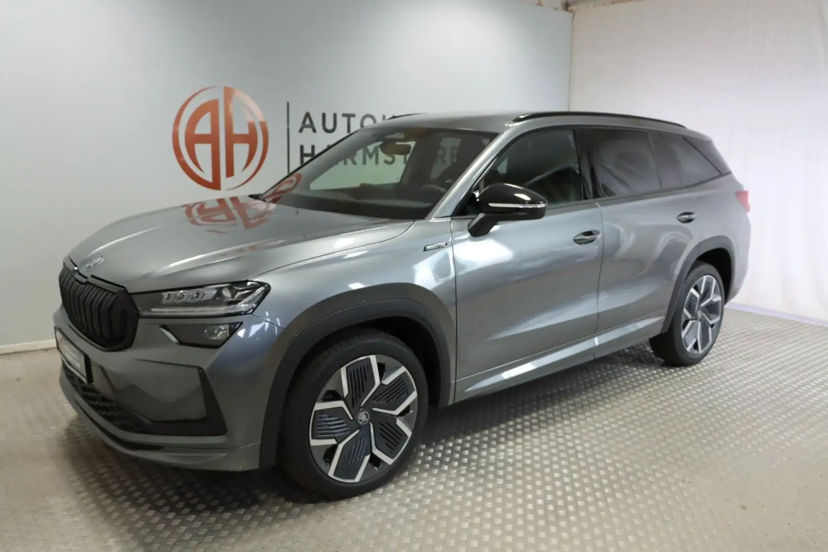 Skoda Kodiaq 2.0 TDI 4x4 Sportline 20 Zoll AHK DCC Grijs - 2