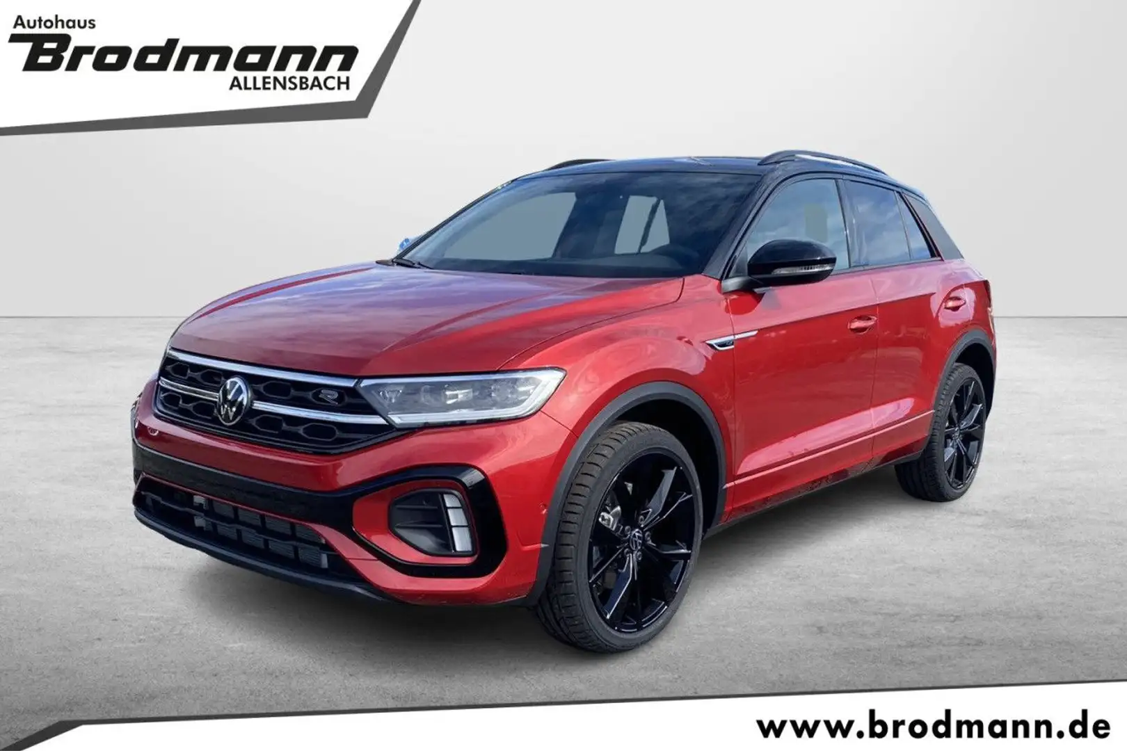 Volkswagen T-Roc 1.5 TSI R-Line AHK-Navi-ACC-RFK-Black Style Rot - 1