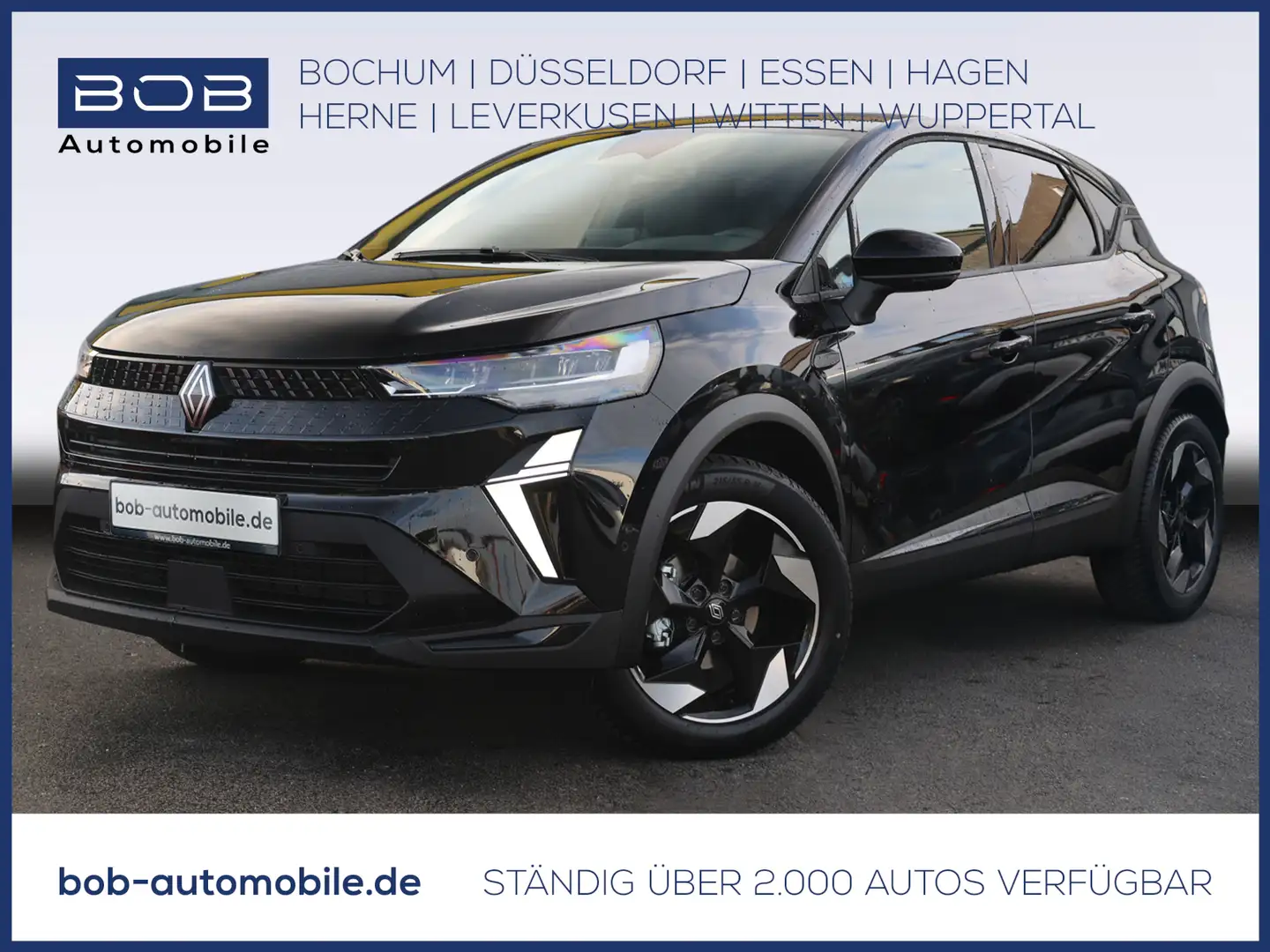 Renault Captur Techno Mild Hybrid 160 EDC Winter-P Nav-P Schwarz - 1